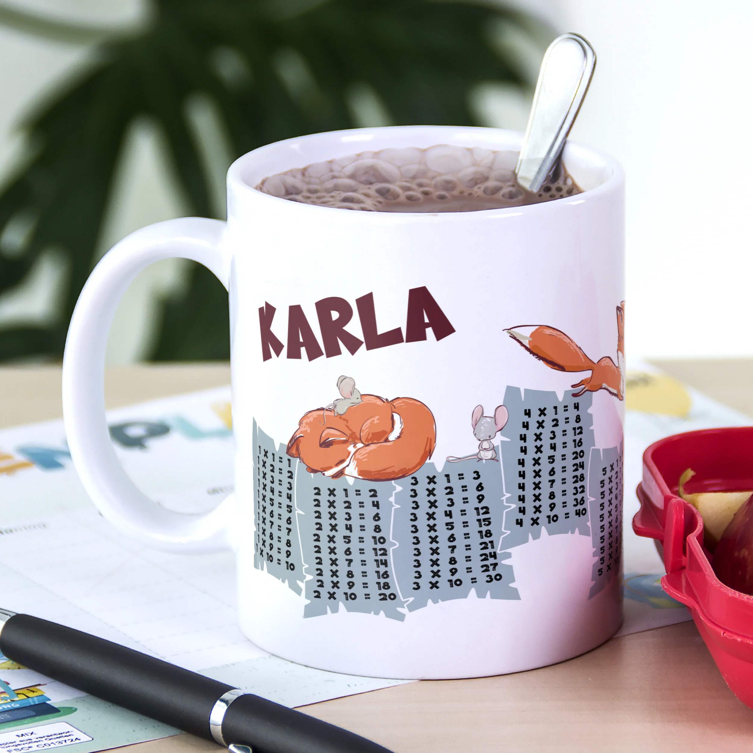 1x1 Tasse Fuchs & Maus - Image 3