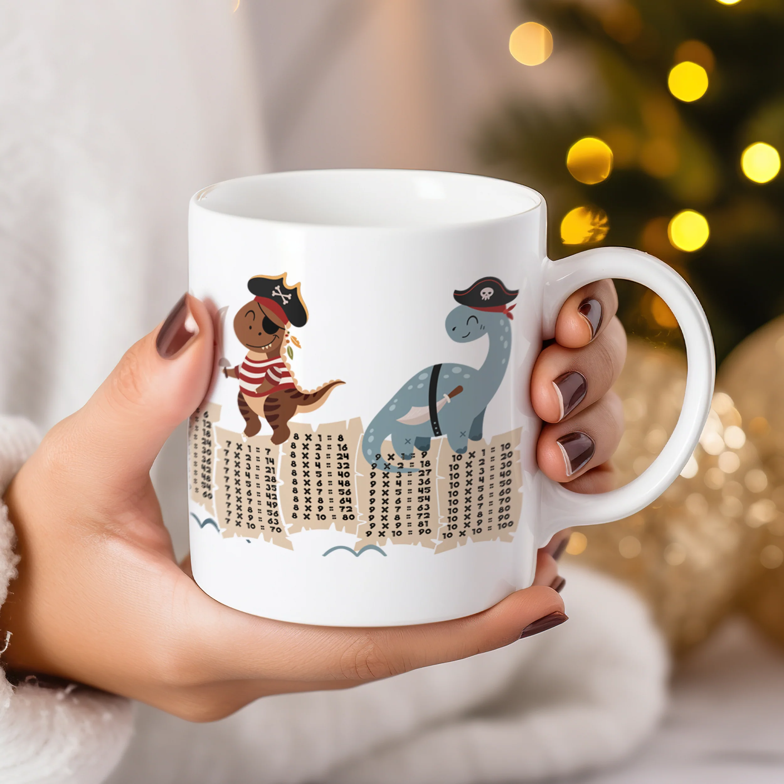 1x1 Tasse Piraten-Dinosaurier - Image 3
