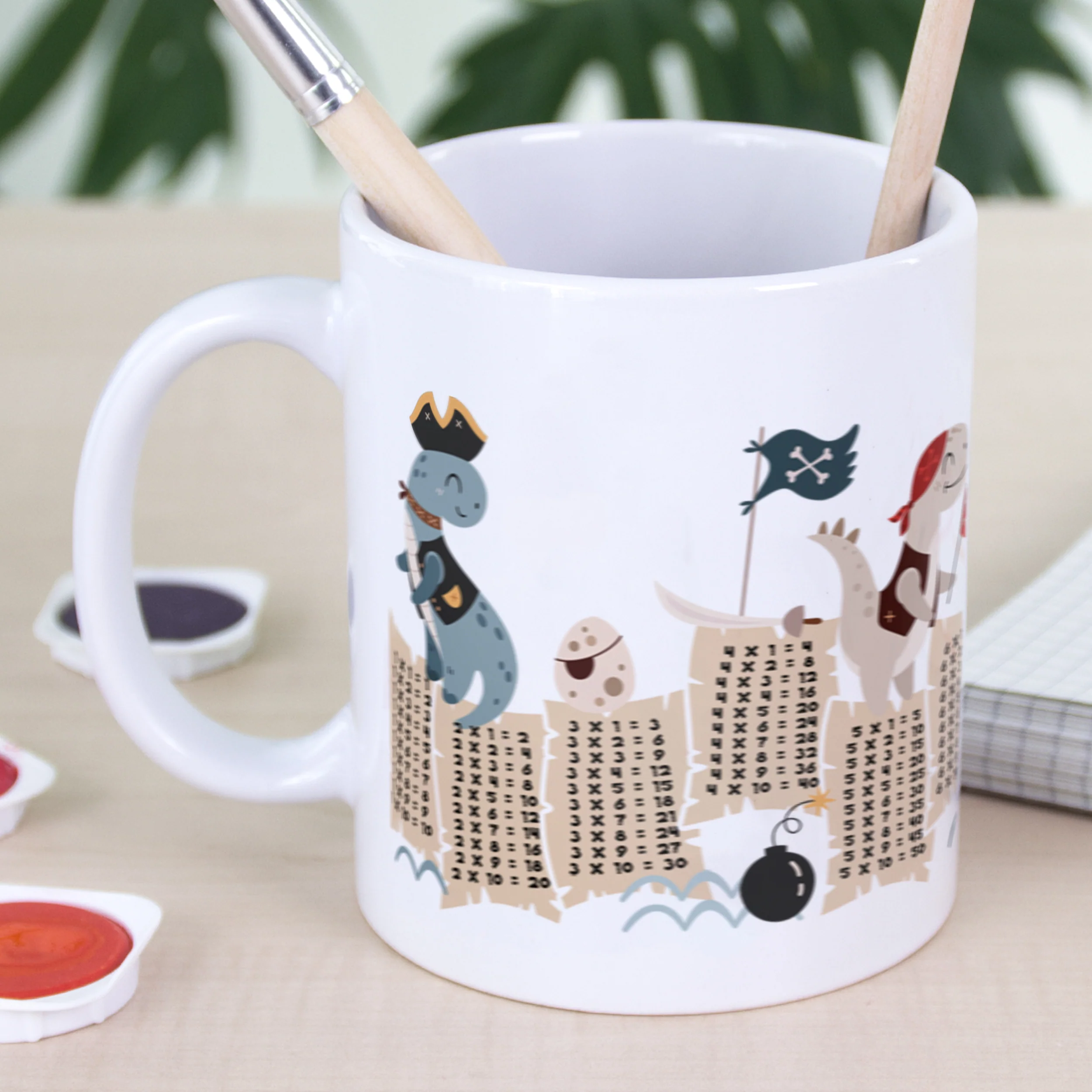 1x1 Tasse Piraten-Dinosaurier - Image 4