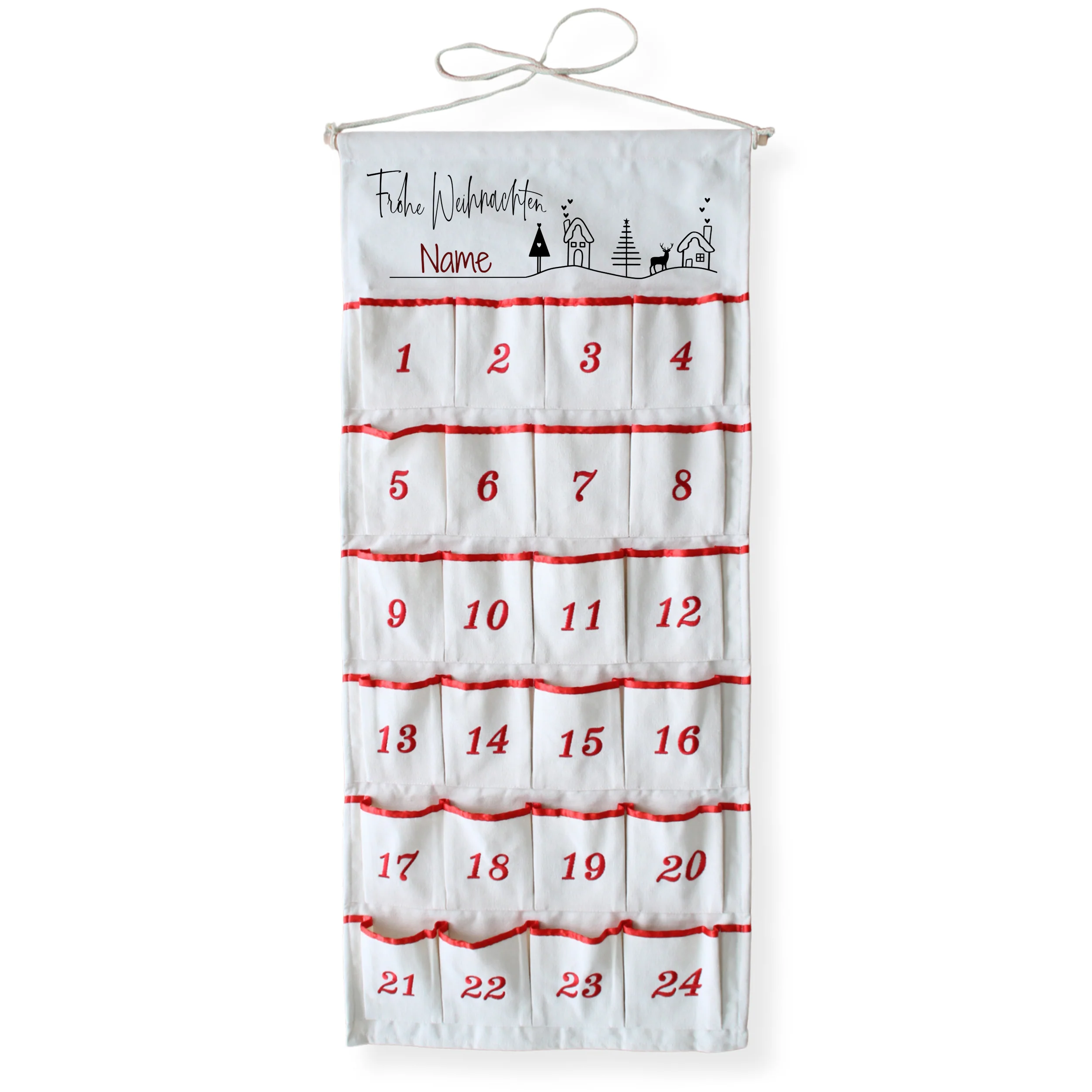 Adventskalender mit personalisierbarem Namen - Vorfreude auf Weihnachten - Image 5