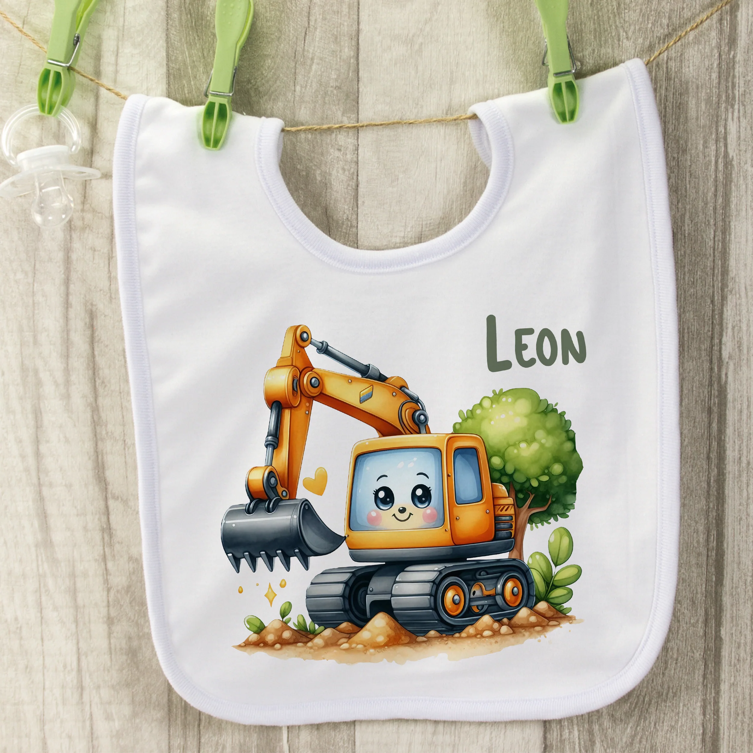 Baby Lätzchen Bagger - Image 2