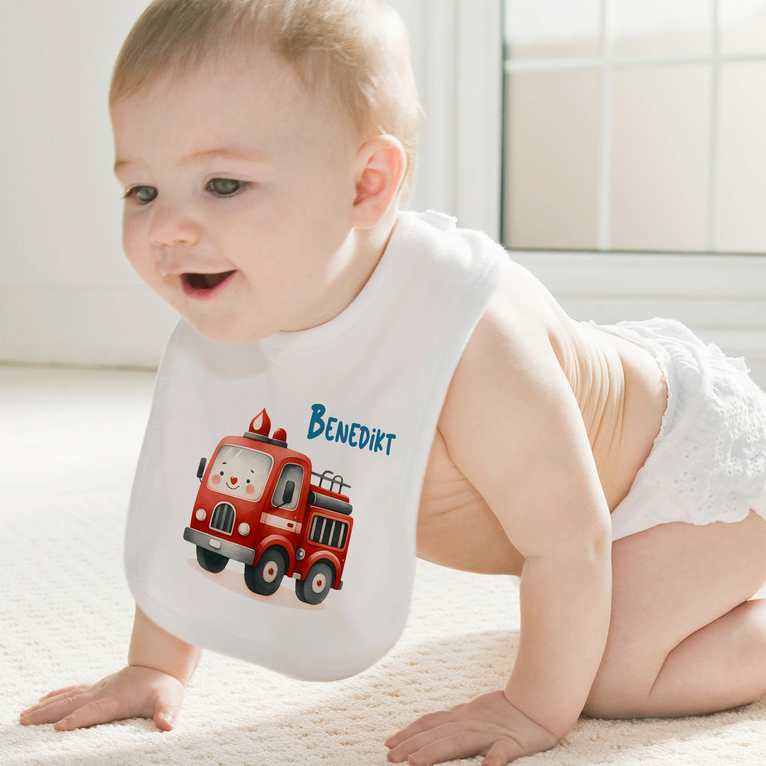 Baby Lätzchen Feuerwehrwagen - Image 3
