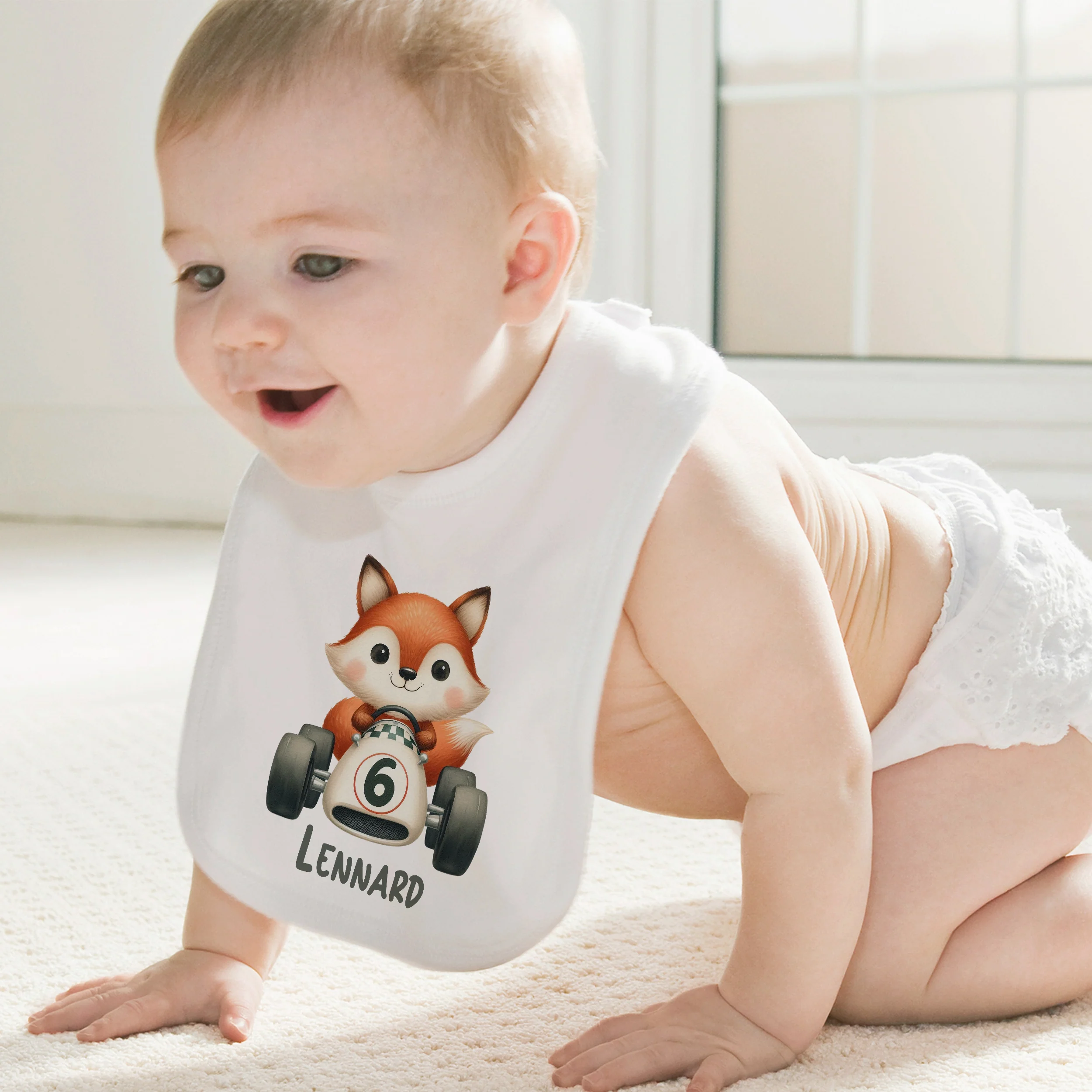Baby Lätzchen mit Fuchs-Motiv - Image 3