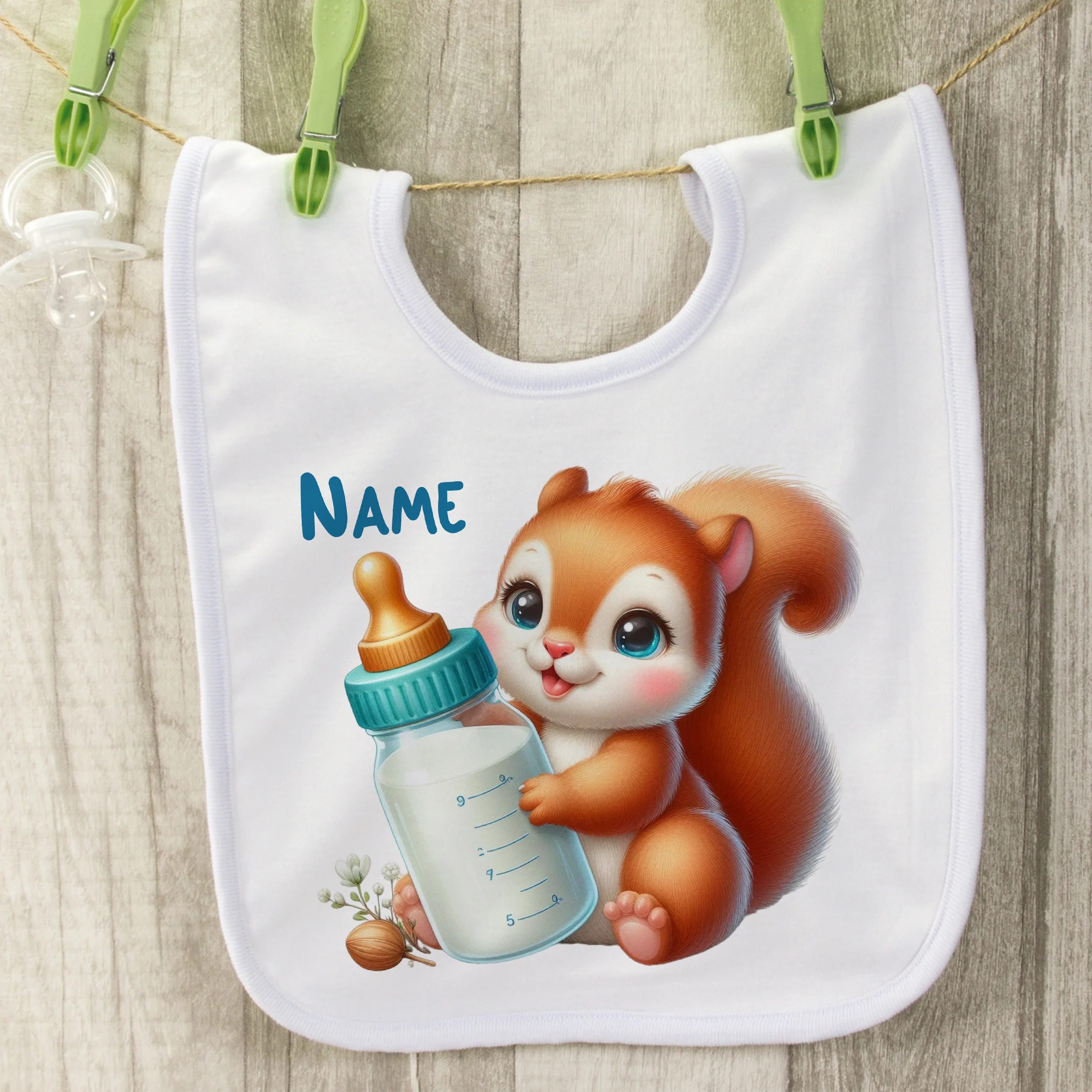 Baby Lätzchen mit niedlichem Eichhörnchen - Image 2