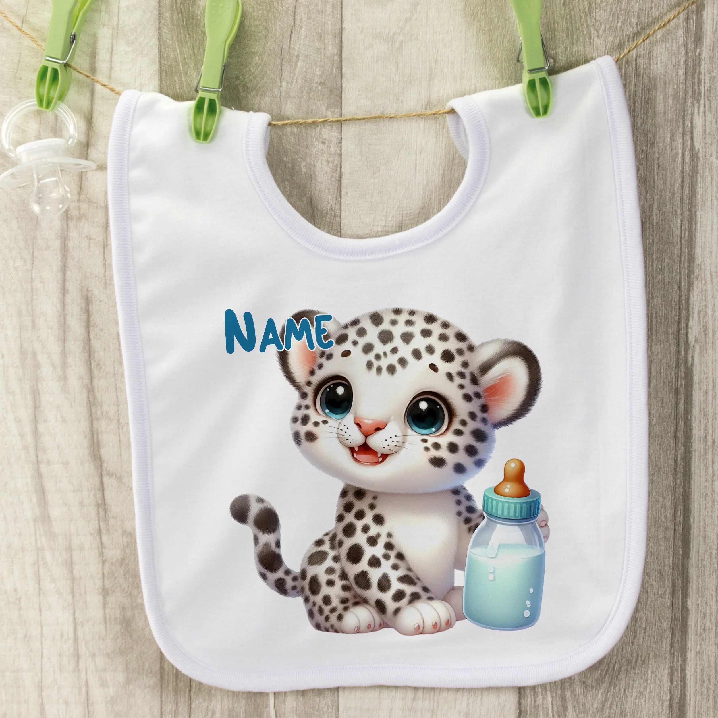 Baby Lätzchen mit niedlichem Leoparden - Image 2