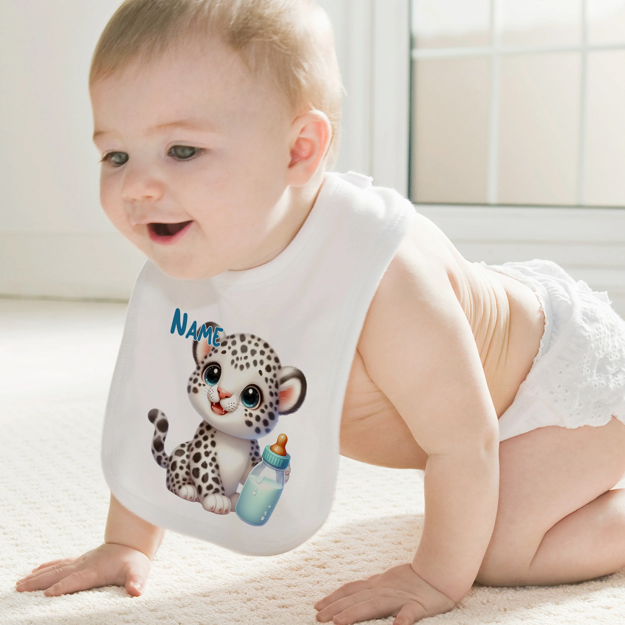Baby Lätzchen mit niedlichem Leoparden - Image 3