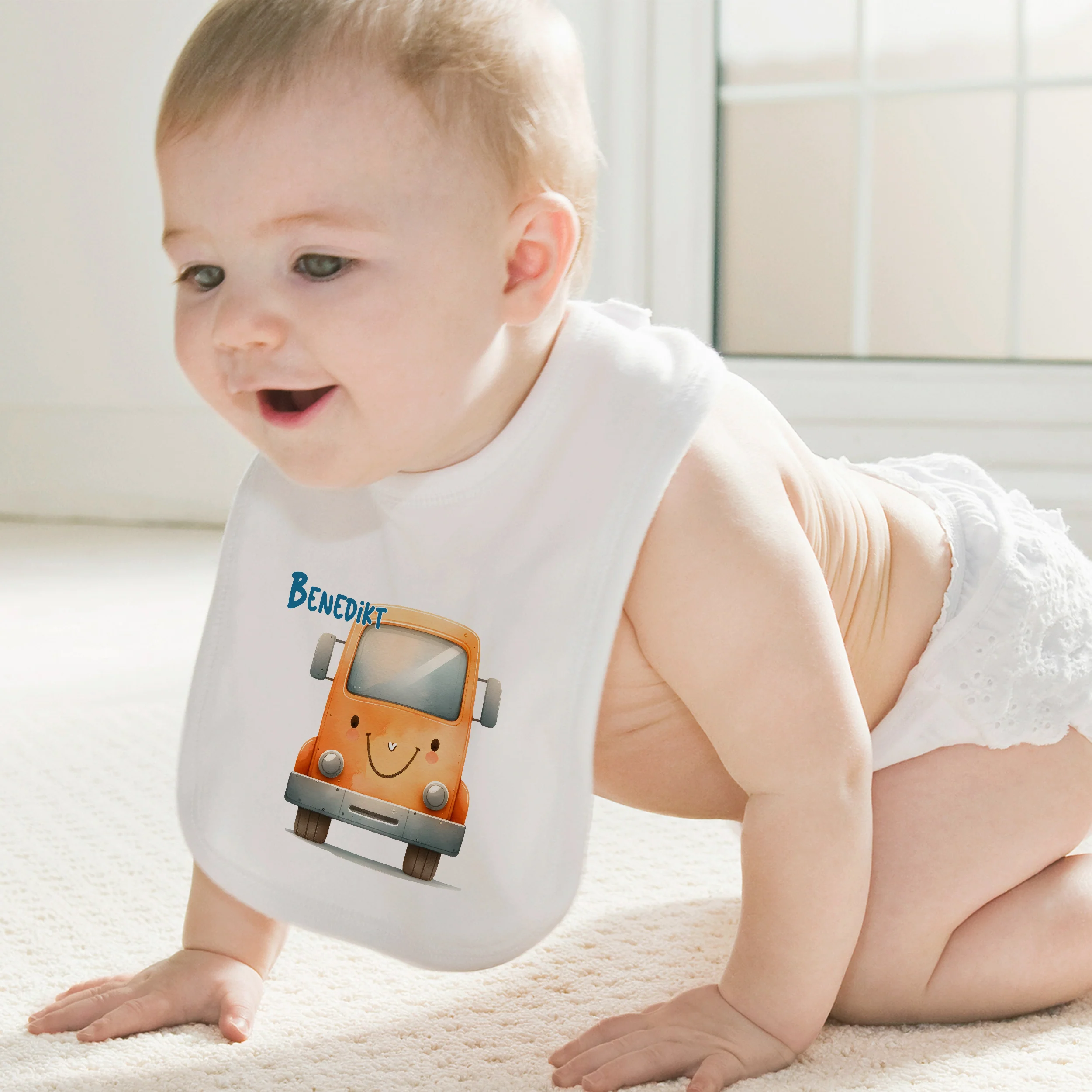Baby Lätzchen mit süßem Auto - Image 3
