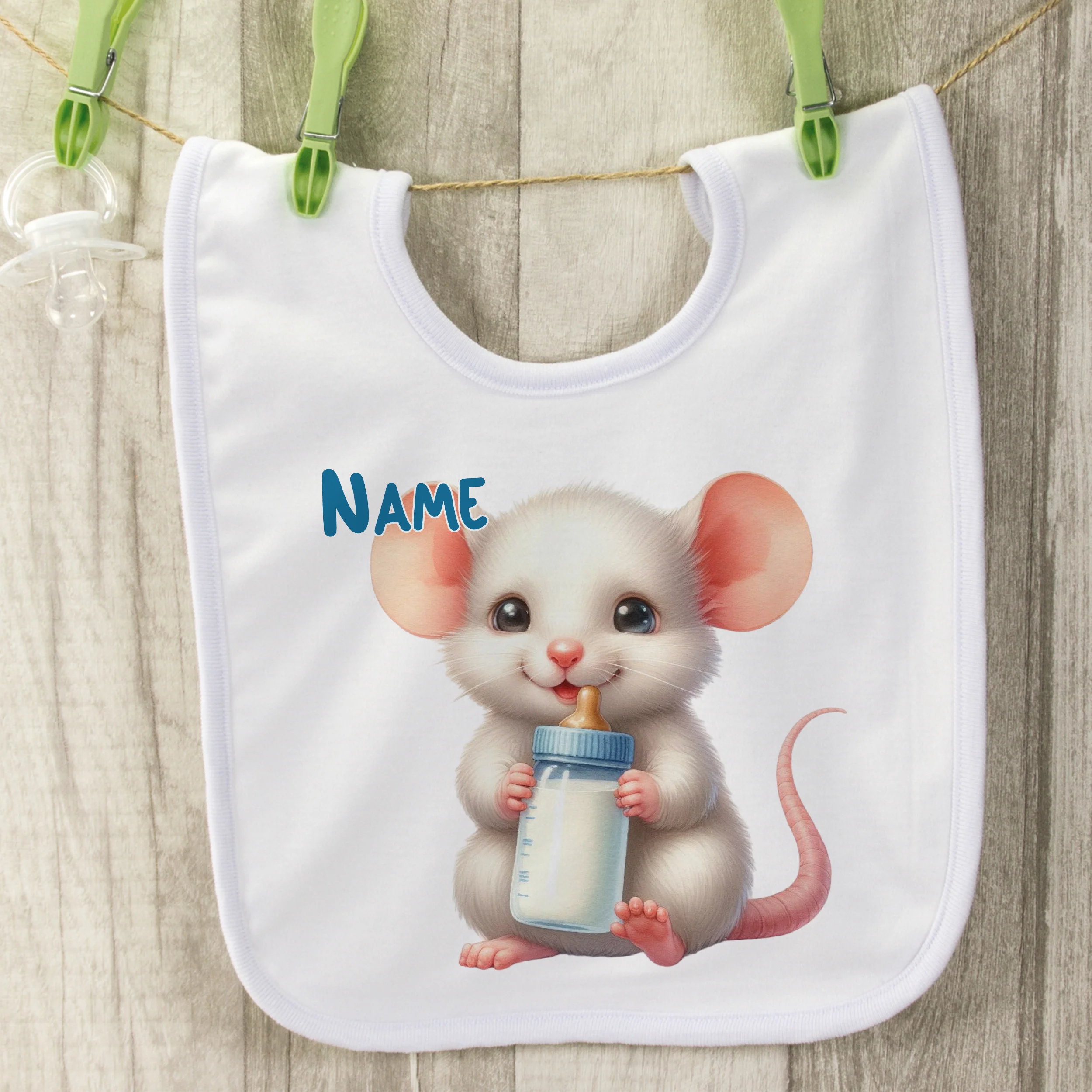 Baby Lätzchen mit süßer Maus - Image 2