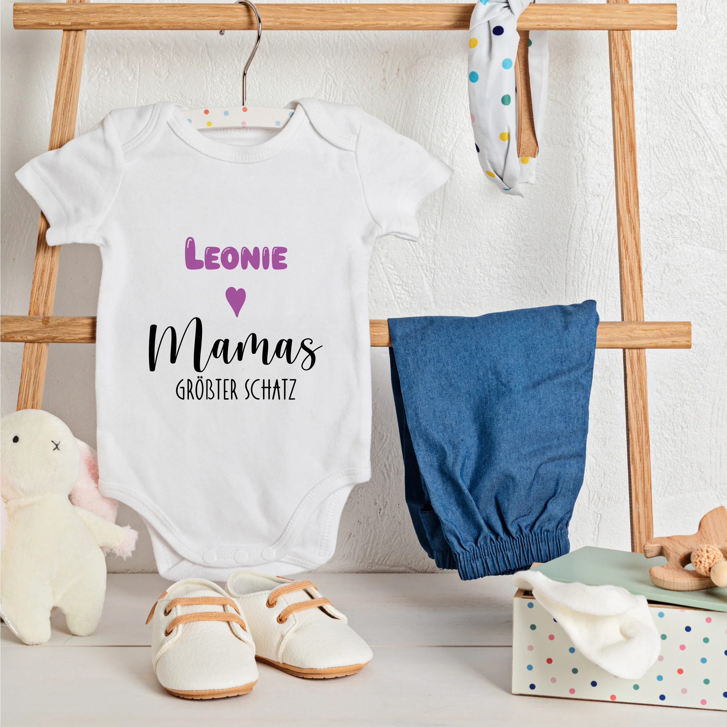Babybody mit Namen - Ein Schatz für Mama - Image 2