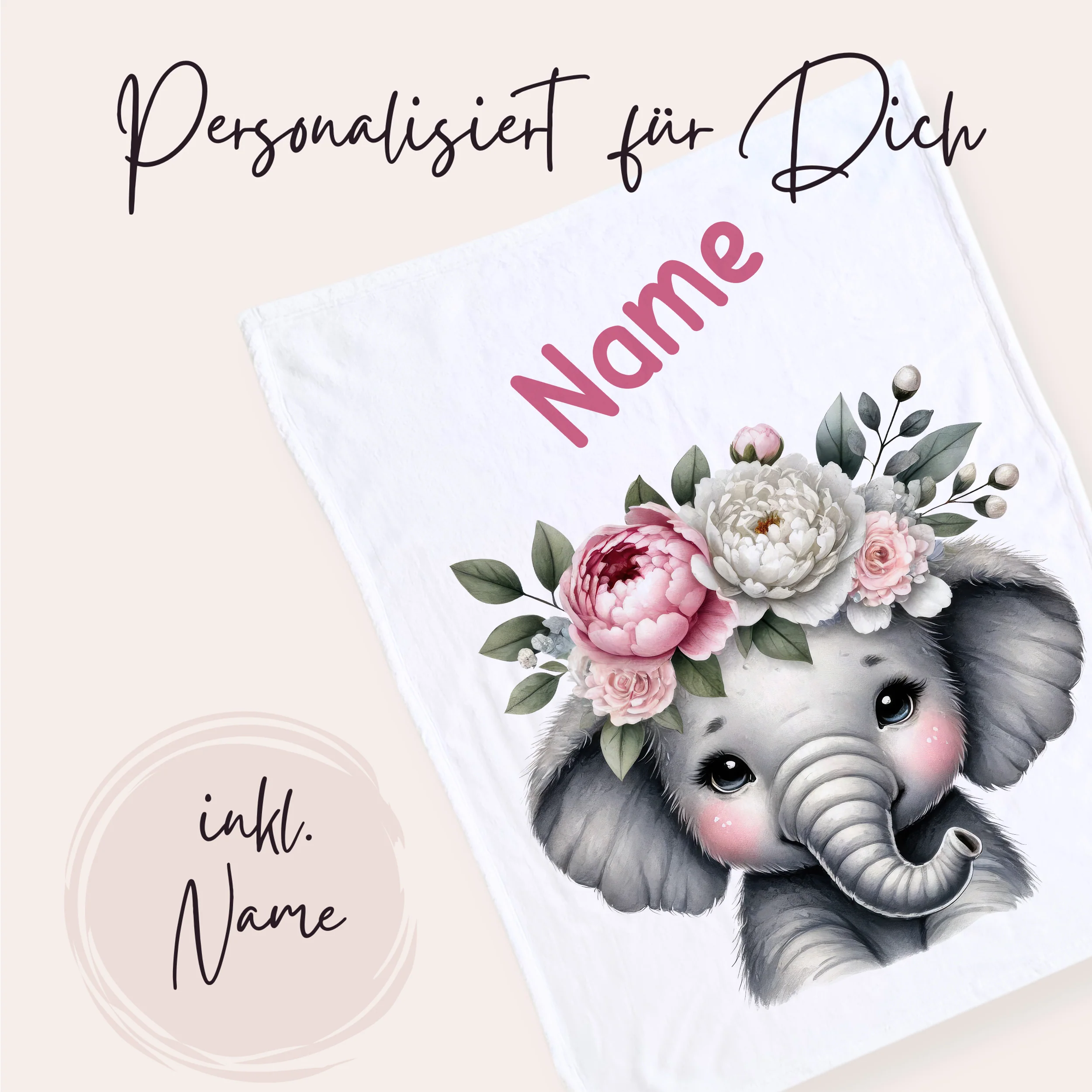 Babydecke Elefant - Image 2