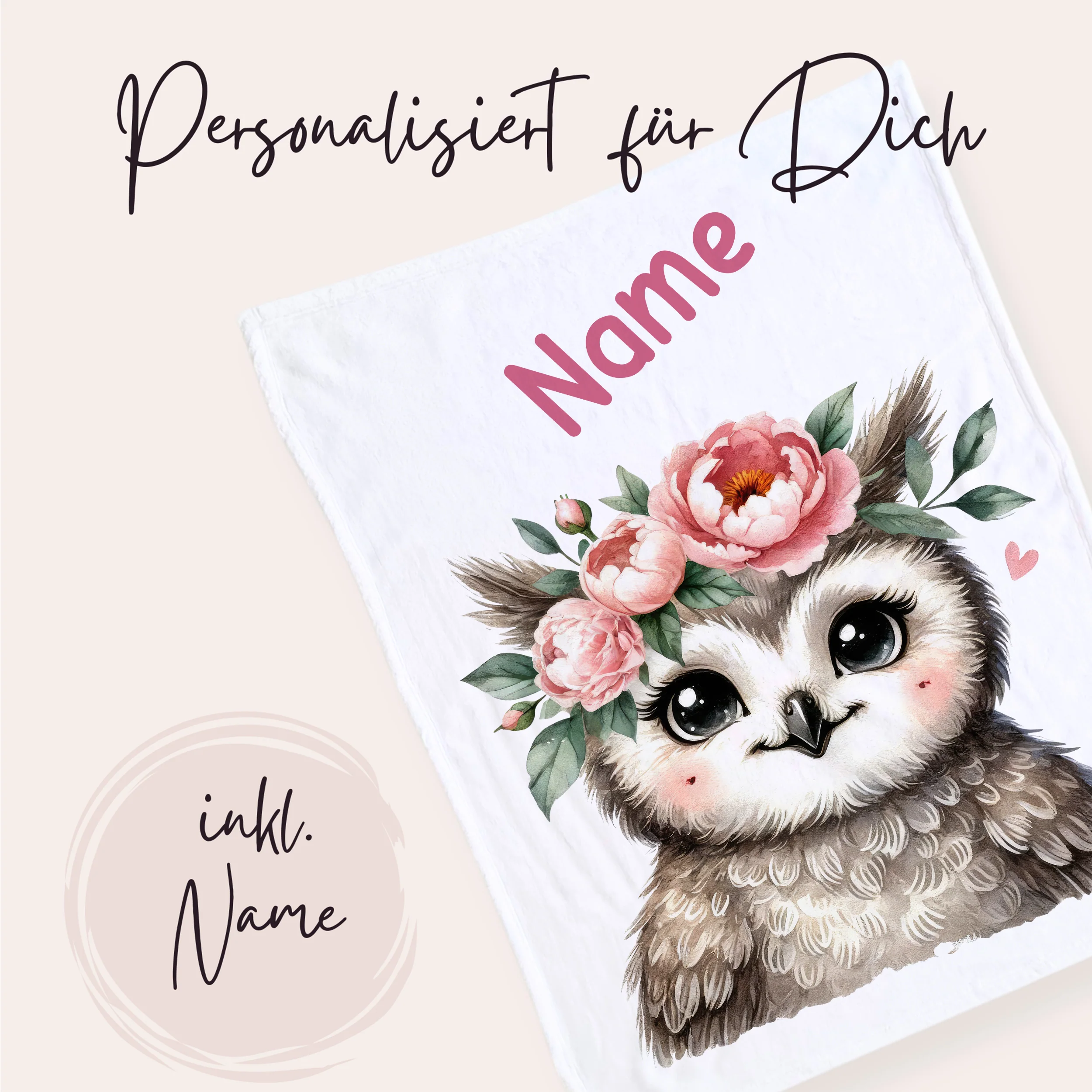 Babydecke Eule - Image 2
