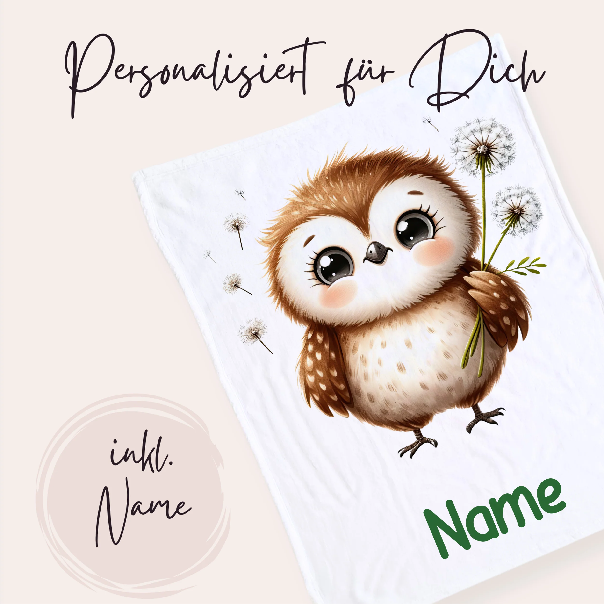 Babydecke Eule - Image 2