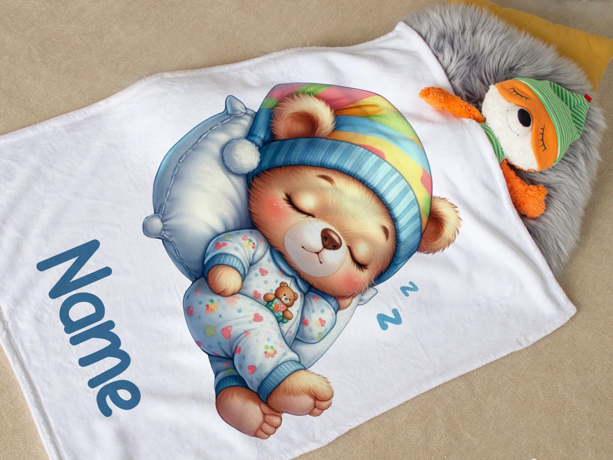 Babydecke mit süßem Bärenmotiv - Image 2
