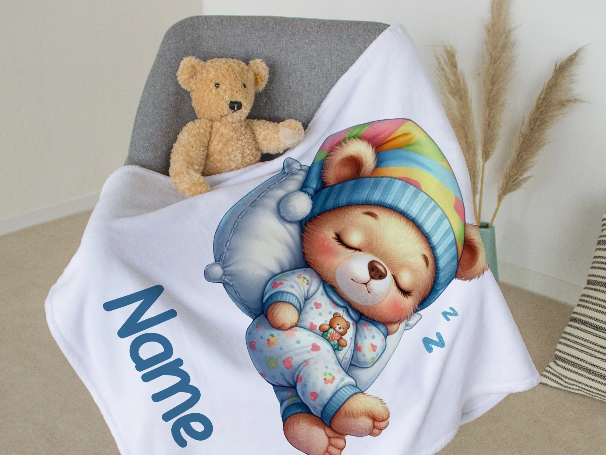 Babydecke mit süßem Bärenmotiv - Image 3