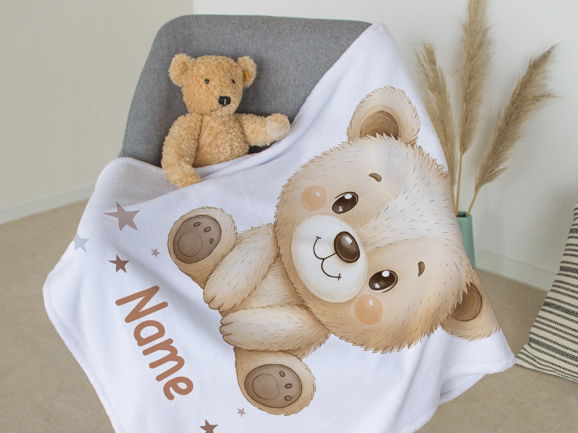 Babydecke mit süßem Bärenmotiv - Image 3