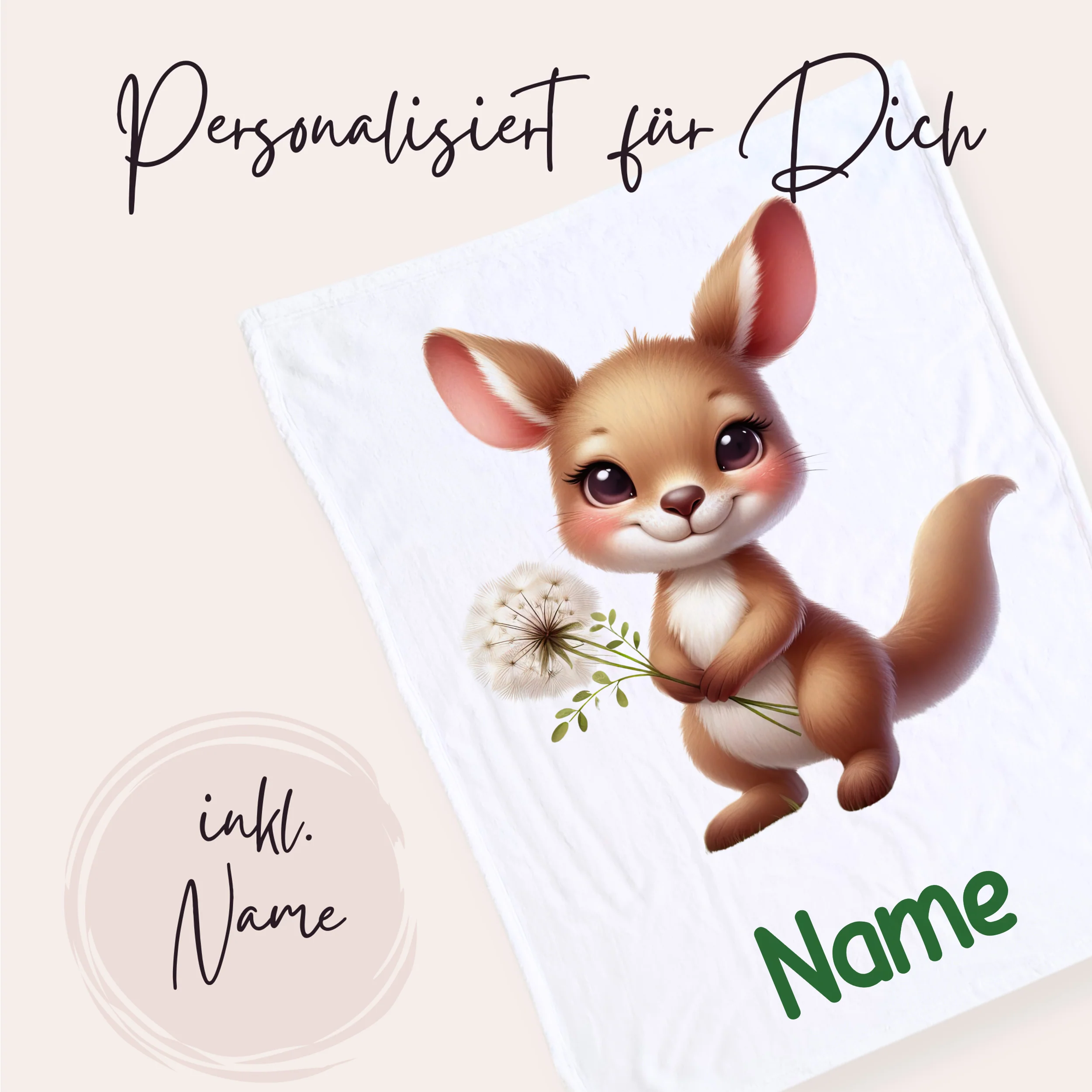 Babydecke mit süßem Känguru - Image 2