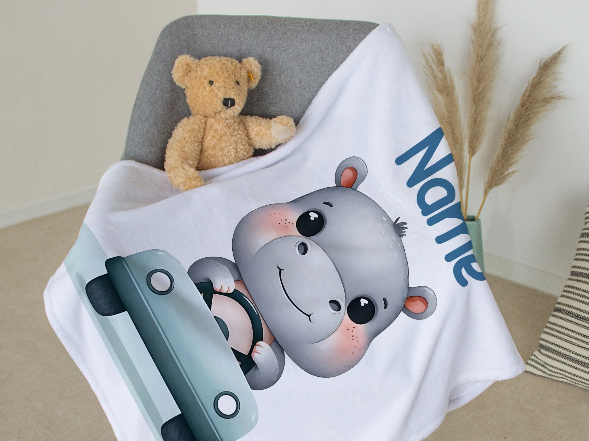 Babydecke Nilpferd - Image 3