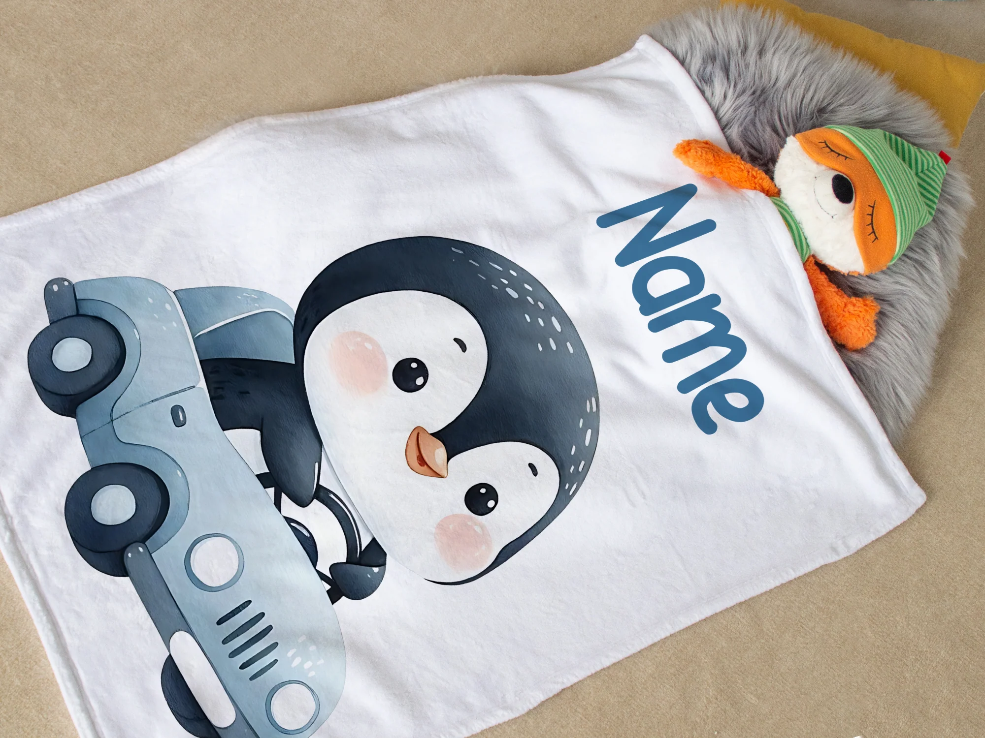 Babydecke Pinguin - Image 2