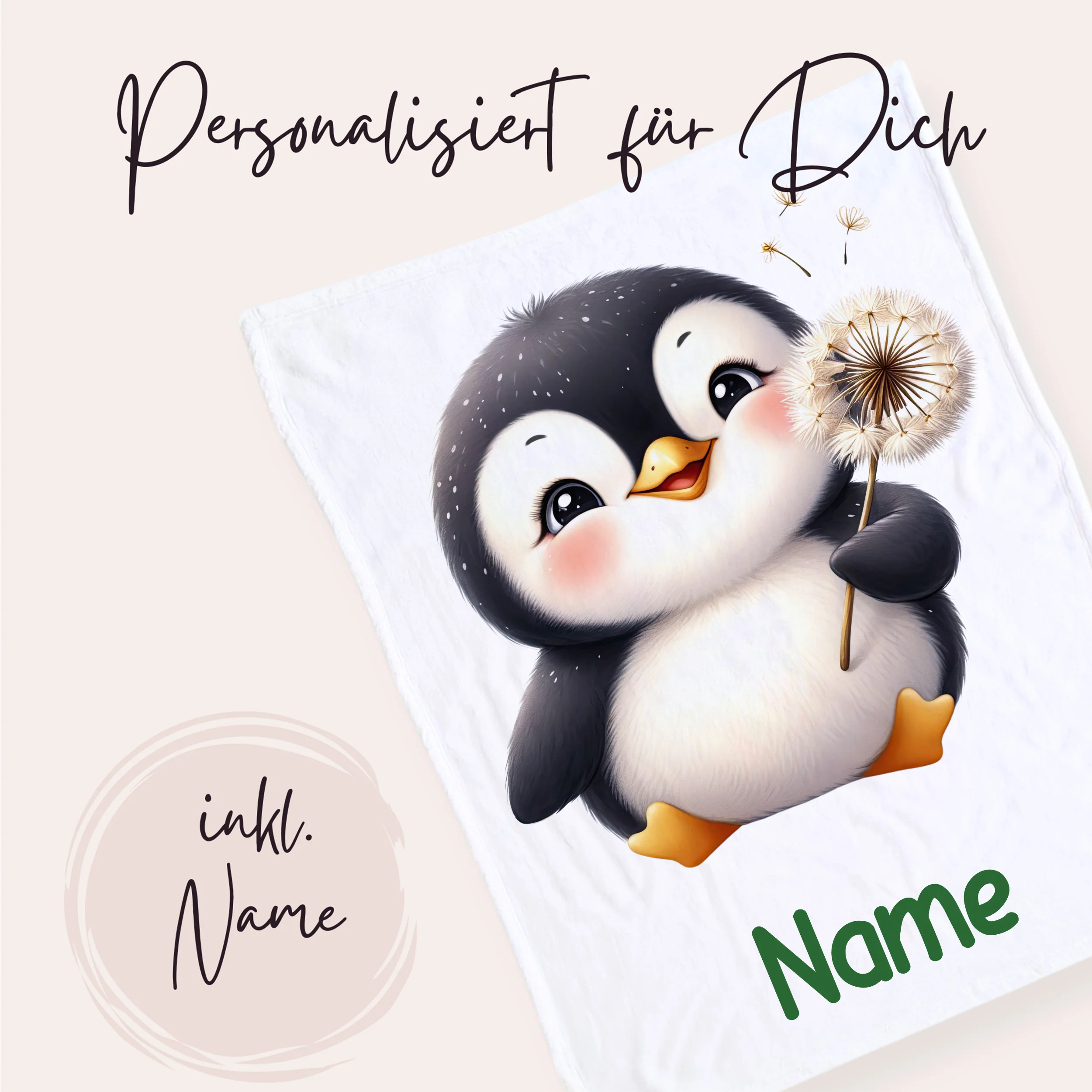Babydecke Pinguin - Image 2