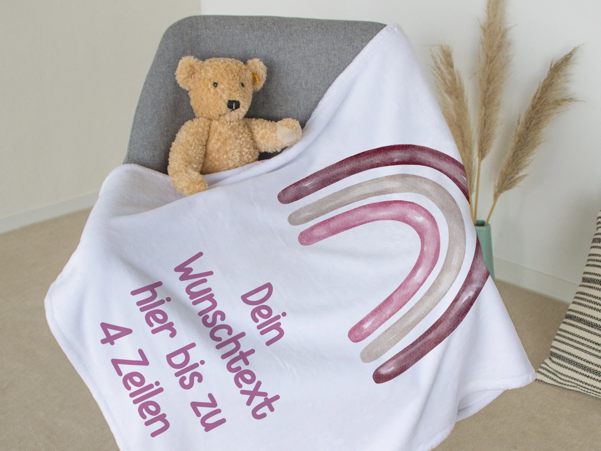 Babydecke Regenbogen - Image 3