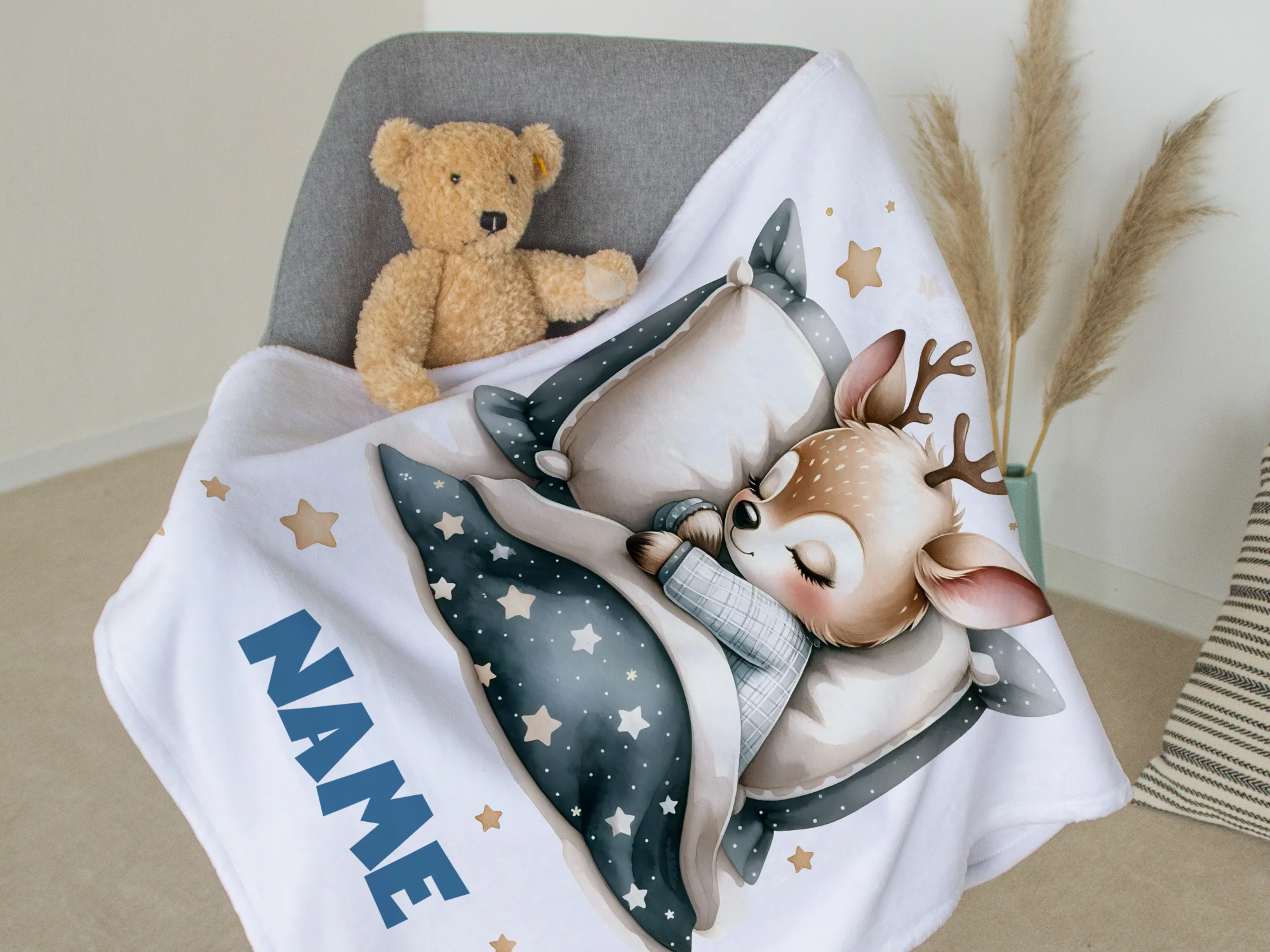 Babydecke schlafendes Reh - Image 3