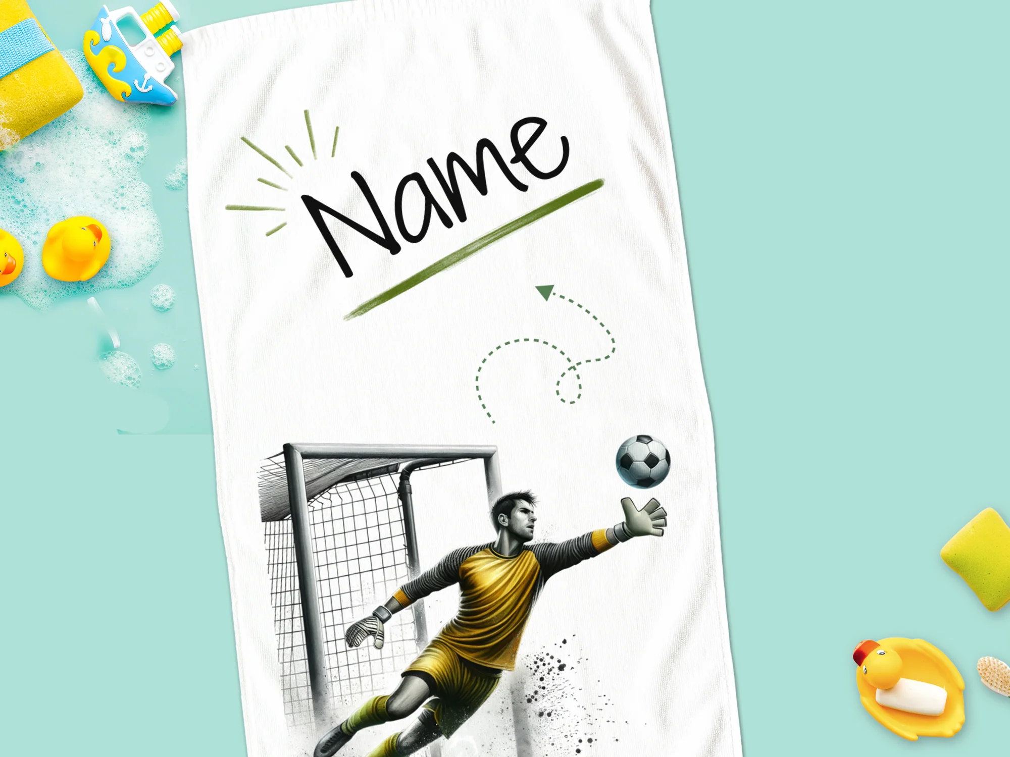 Badetuch Torwart - Für junge Fußballhelden - Image 4
