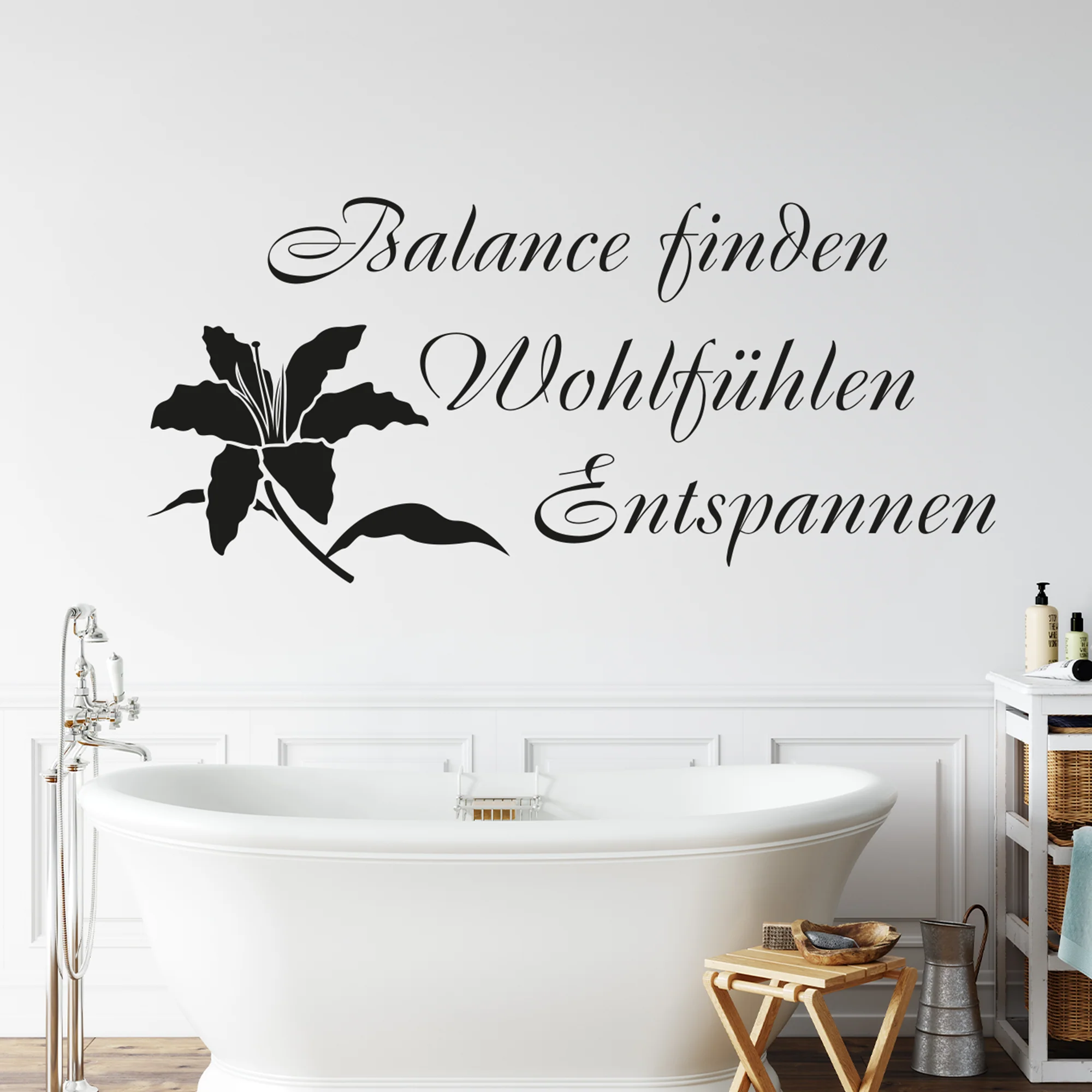 Badezimmer Wandtattoo mit Spruch - Image 3