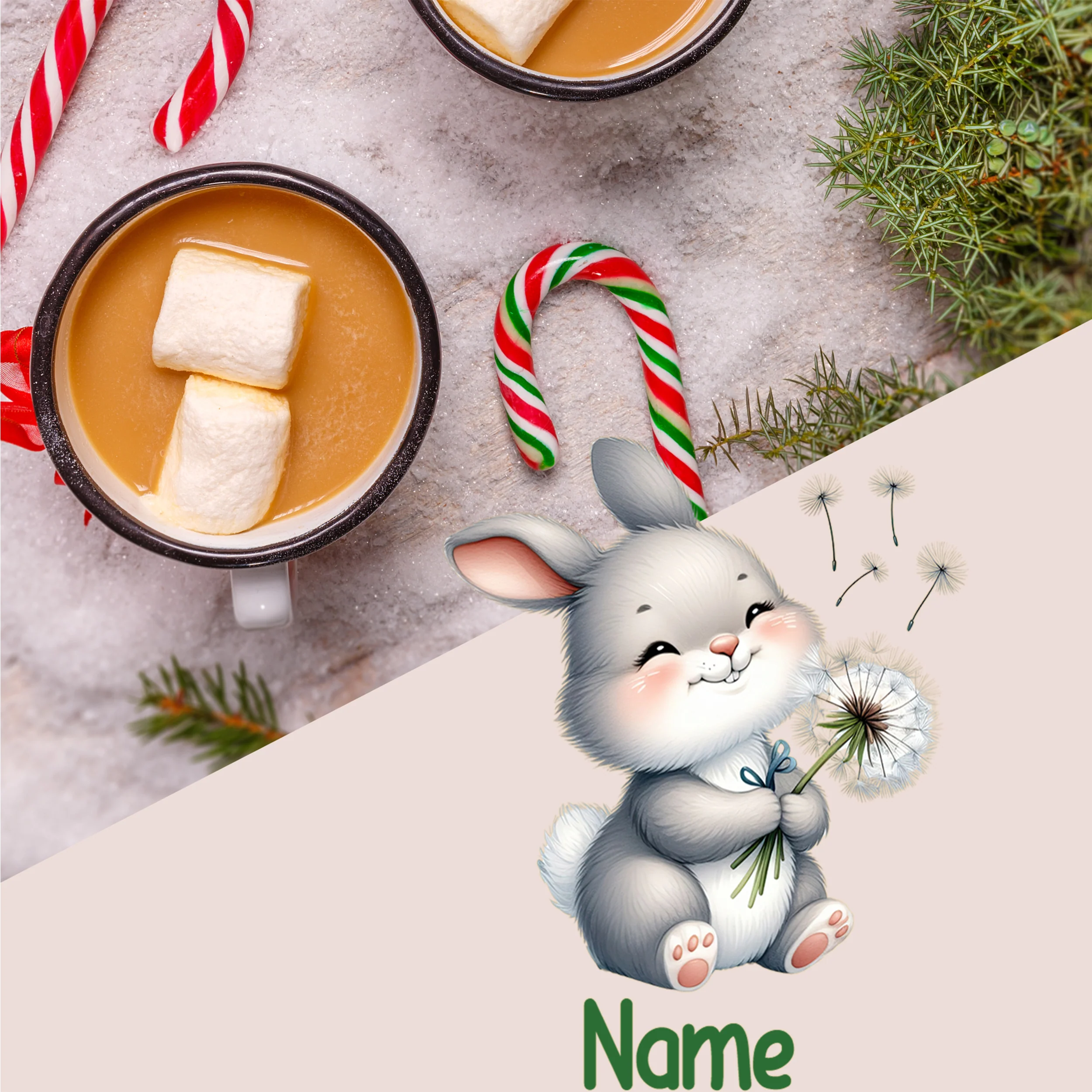 Bruchsichere Kindertasse Hase - Image 2