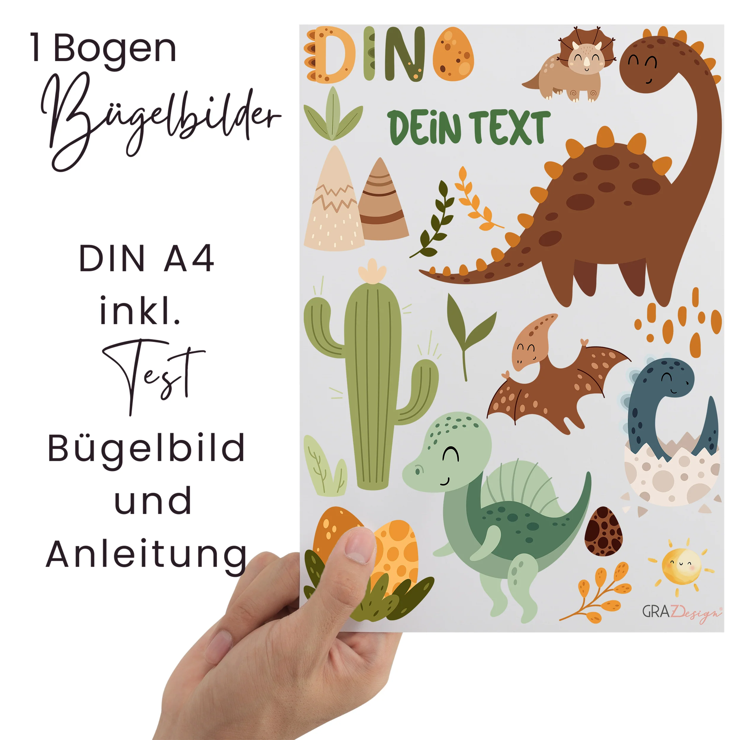 Bügelbild Set Dino - Abenteuer für kleine Entdecker - Image 2