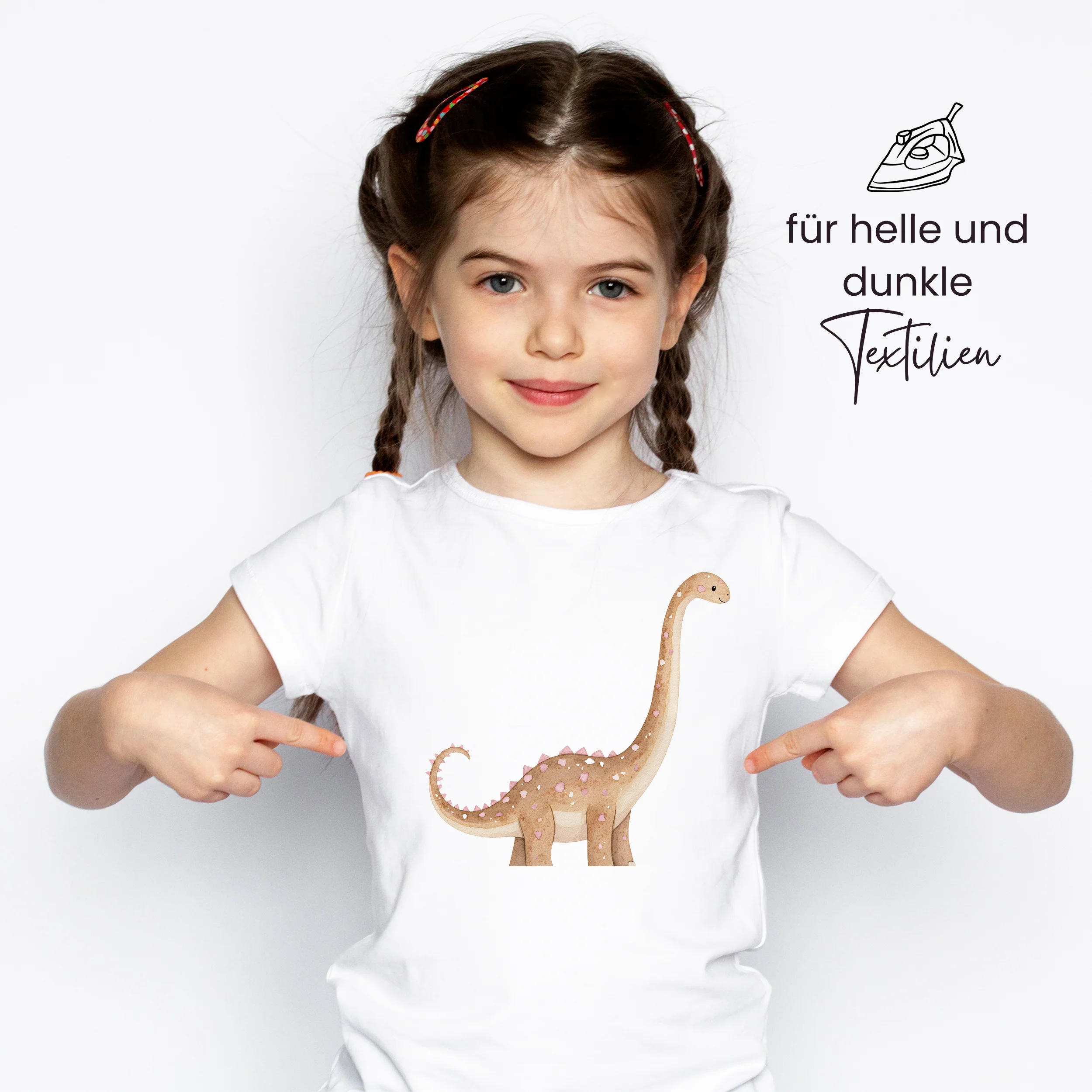 Bügelbild Set Dino-Motiv - Abenteuer für kleine Entdecker - Image 3