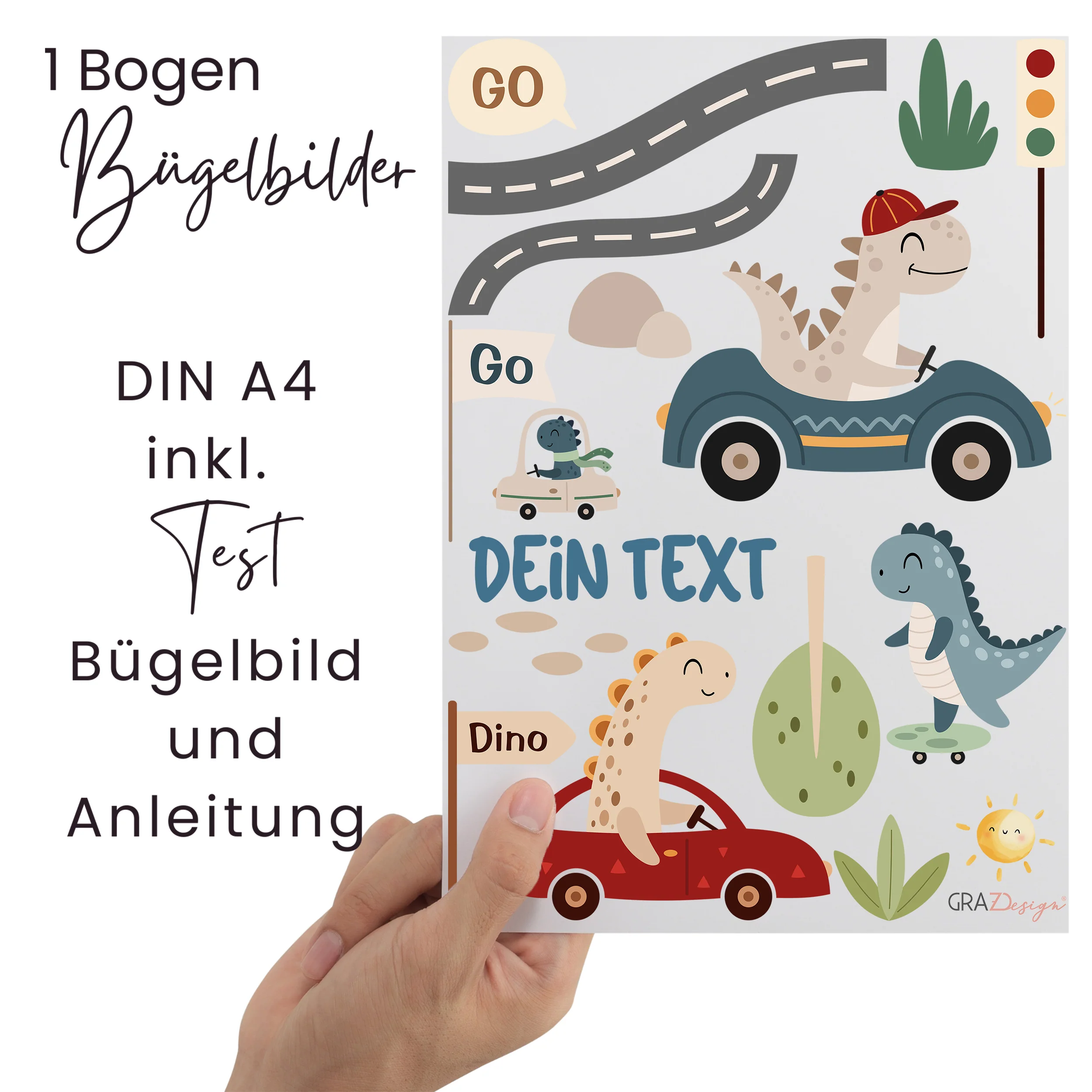Bügelbild Set Dinosaurier - Abenteuerliche Kreativität für Kinder - Image 2