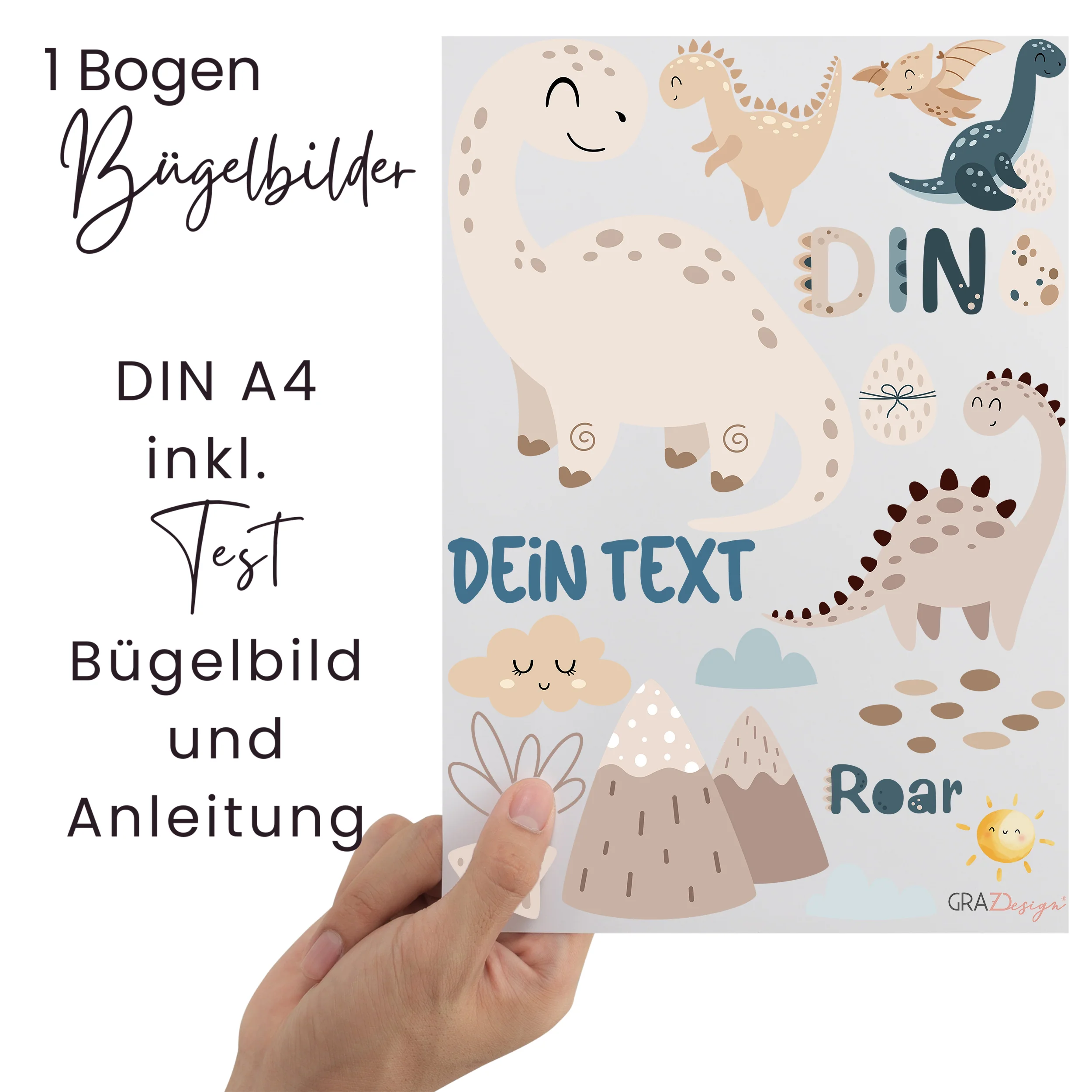 Bügelbild Set Dinosaurier - Für kleine Abenteurer - Image 2