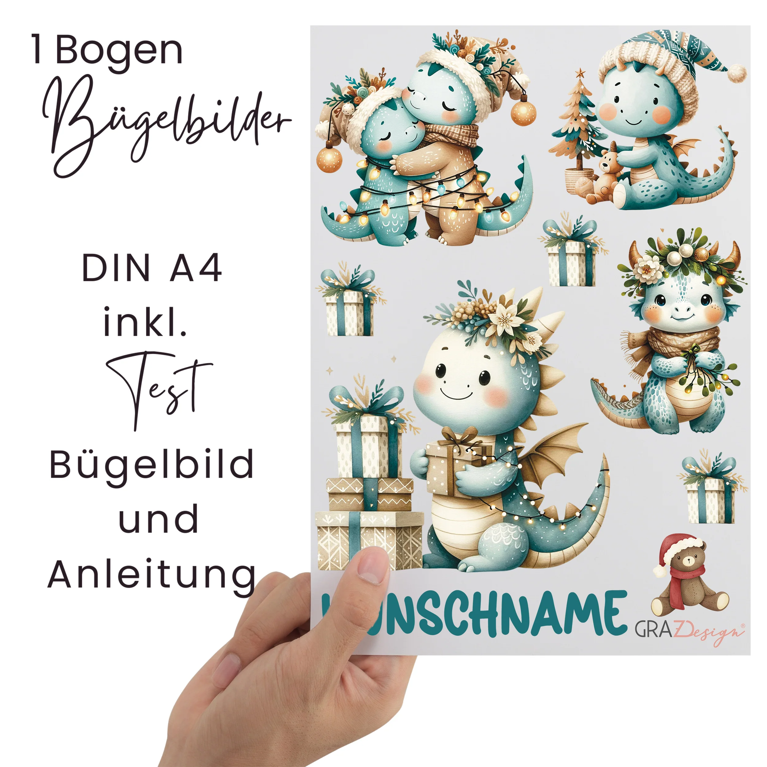 Bügelbild Set Drachenliebe - Für unvergessliche Momente - Image 2