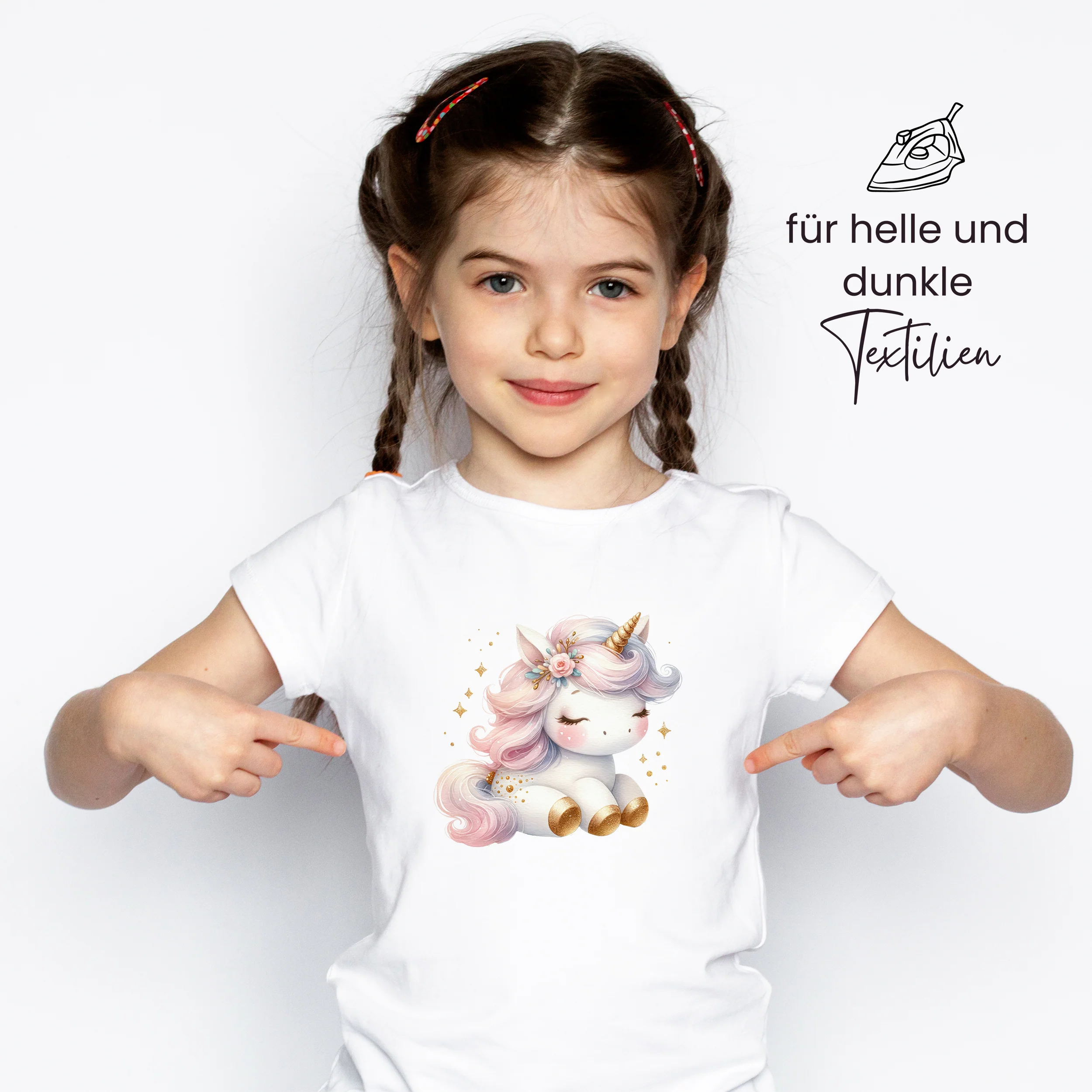 Bügelbild Set Einhorn - Image 3