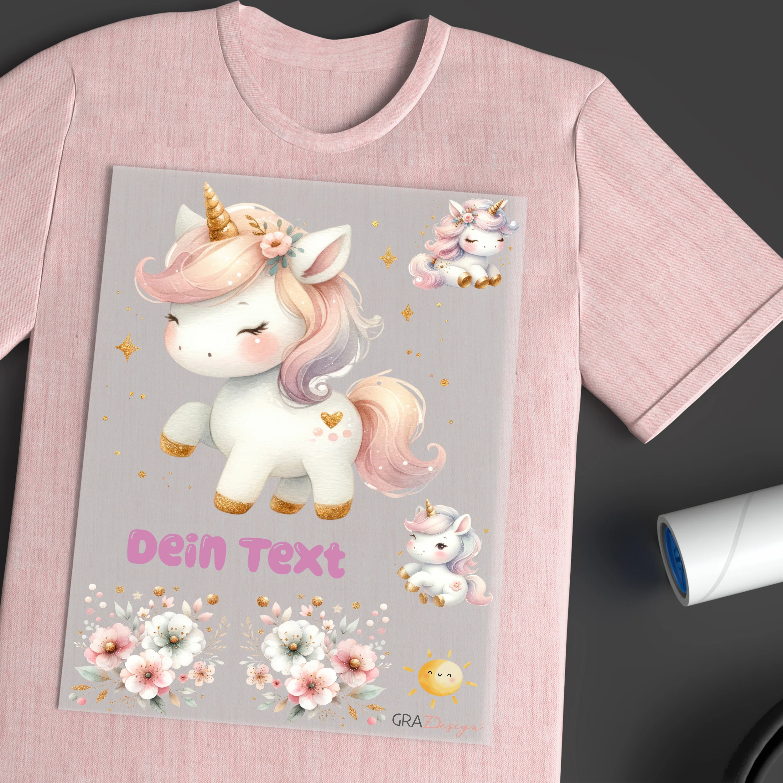 Bügelbild Set Einhorn - Image 4