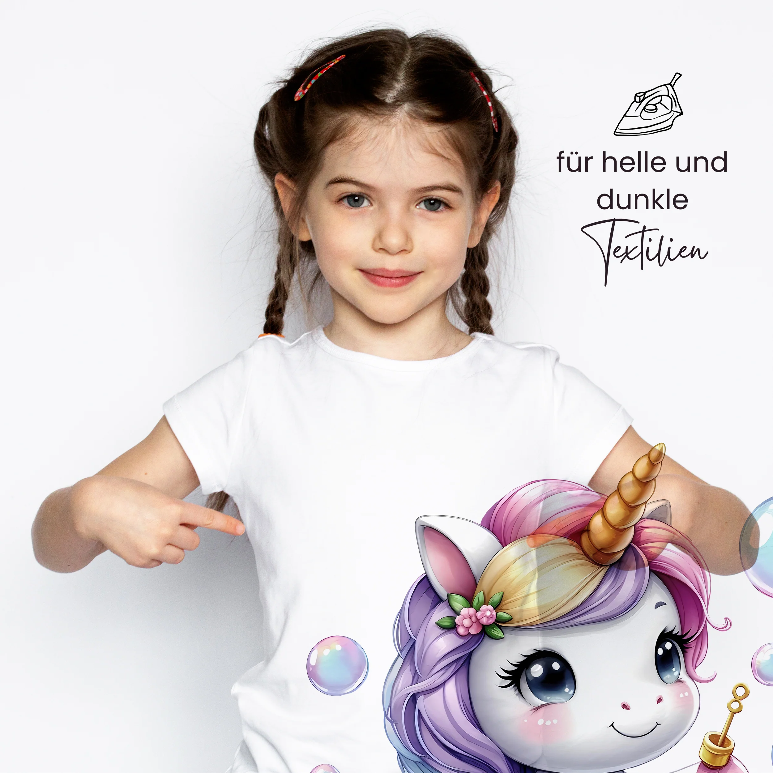 Bügelbild Set Einhorn - Ein Hauch von Magie für dein Outfit - Image 3