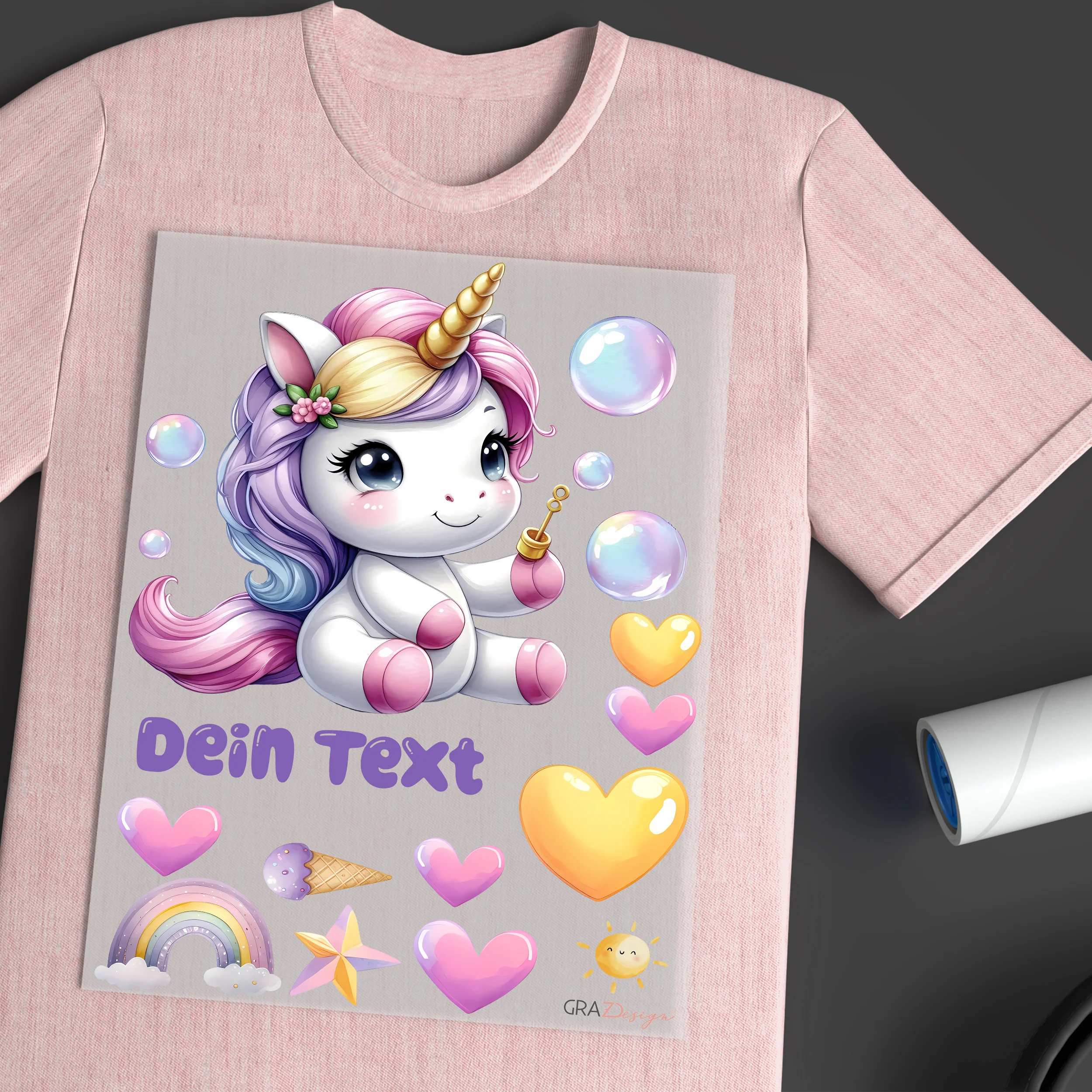 Bügelbild Set Einhorn - Ein Hauch von Magie für dein Outfit - Image 4