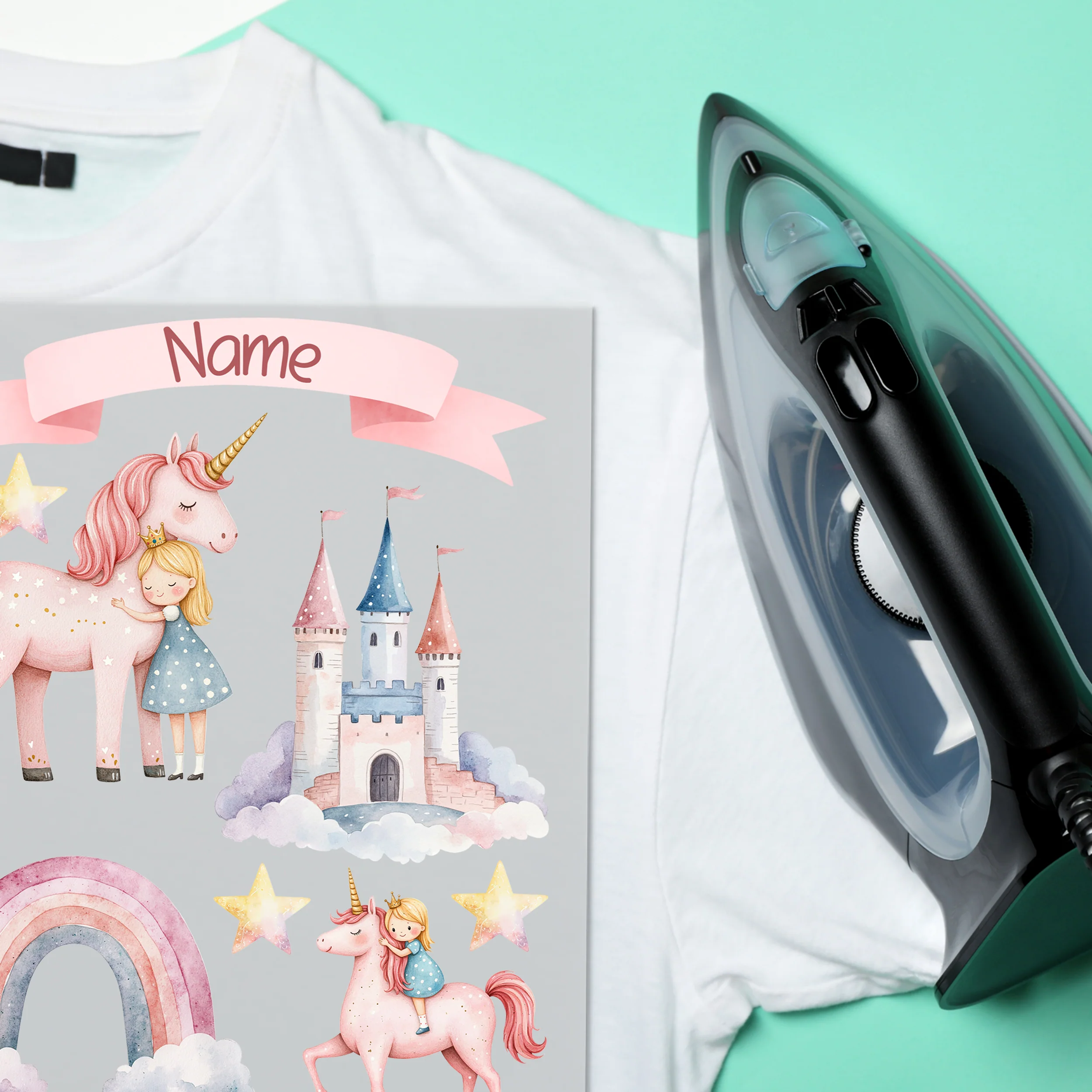 Bügelbild Set Einhorn - Magische Abenteuer für Kinder - Image 5