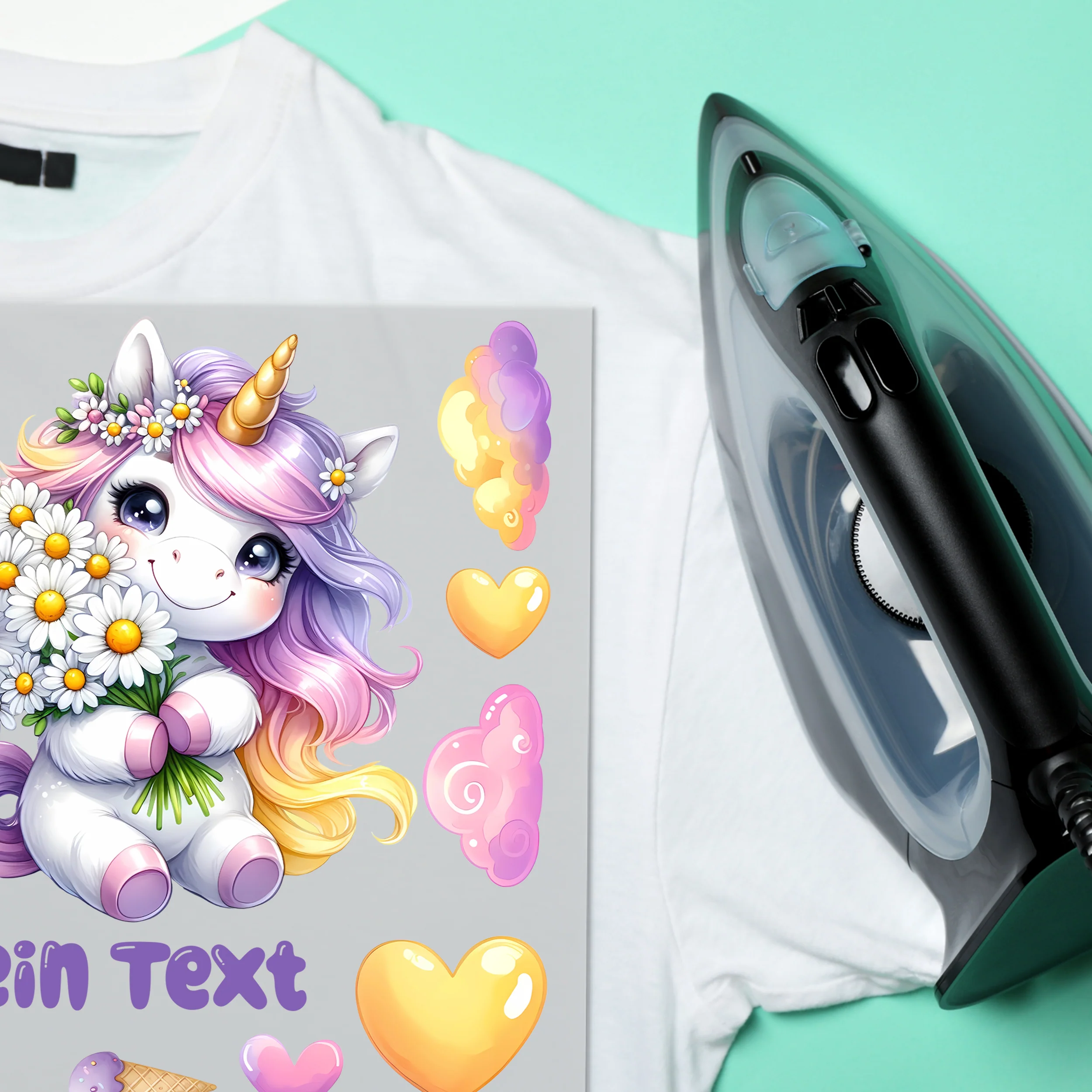 Bügelbild Set Einhorn - Verzaubernde Momente für Kinder - Image 5