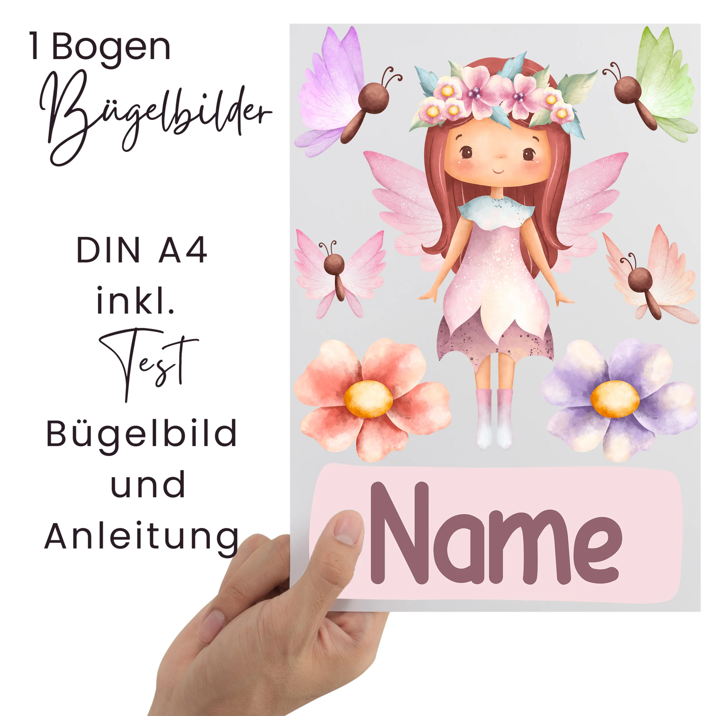 Bügelbild Set Feen-Motiv - Image 2