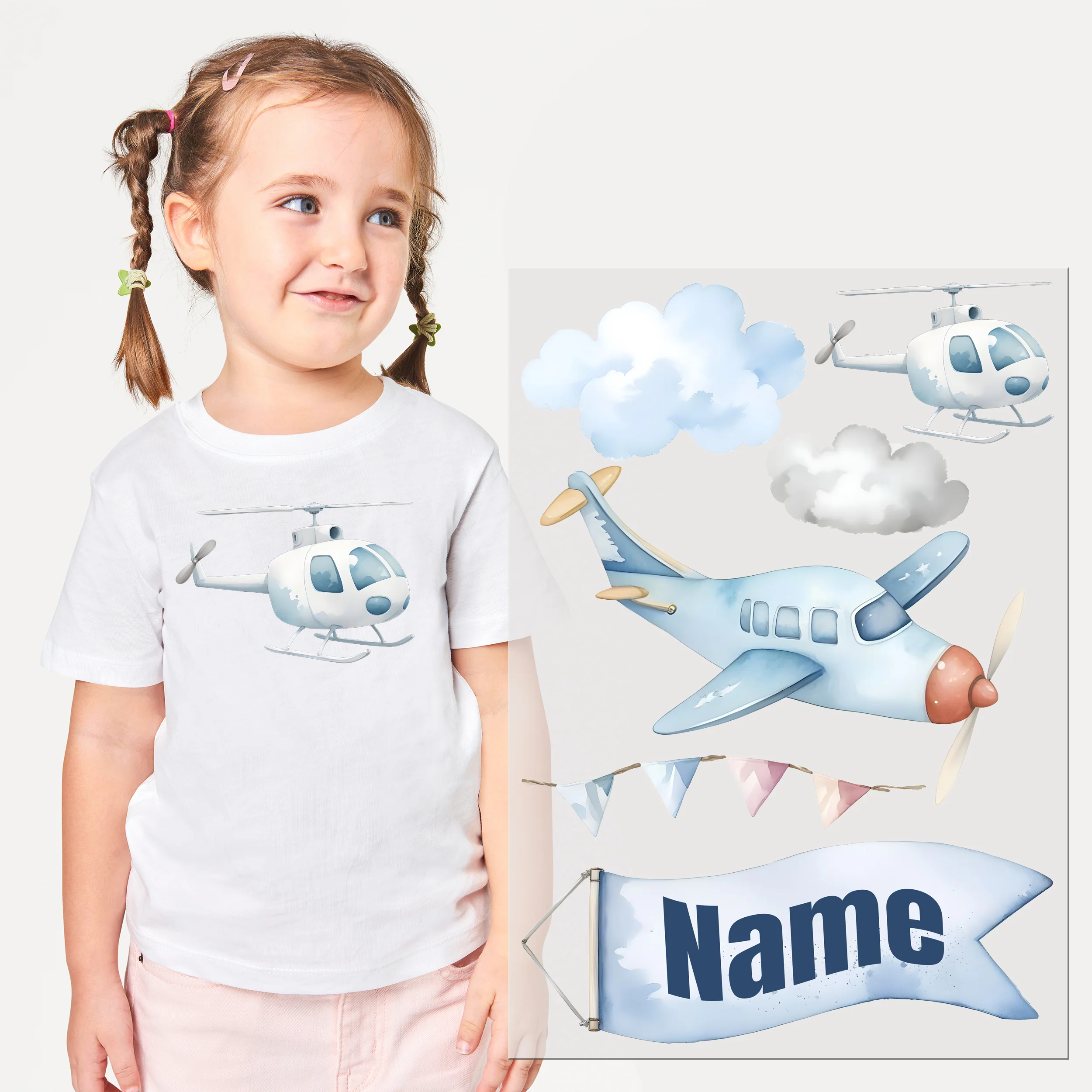 Bügelbild Set Flugzeug - Image 2