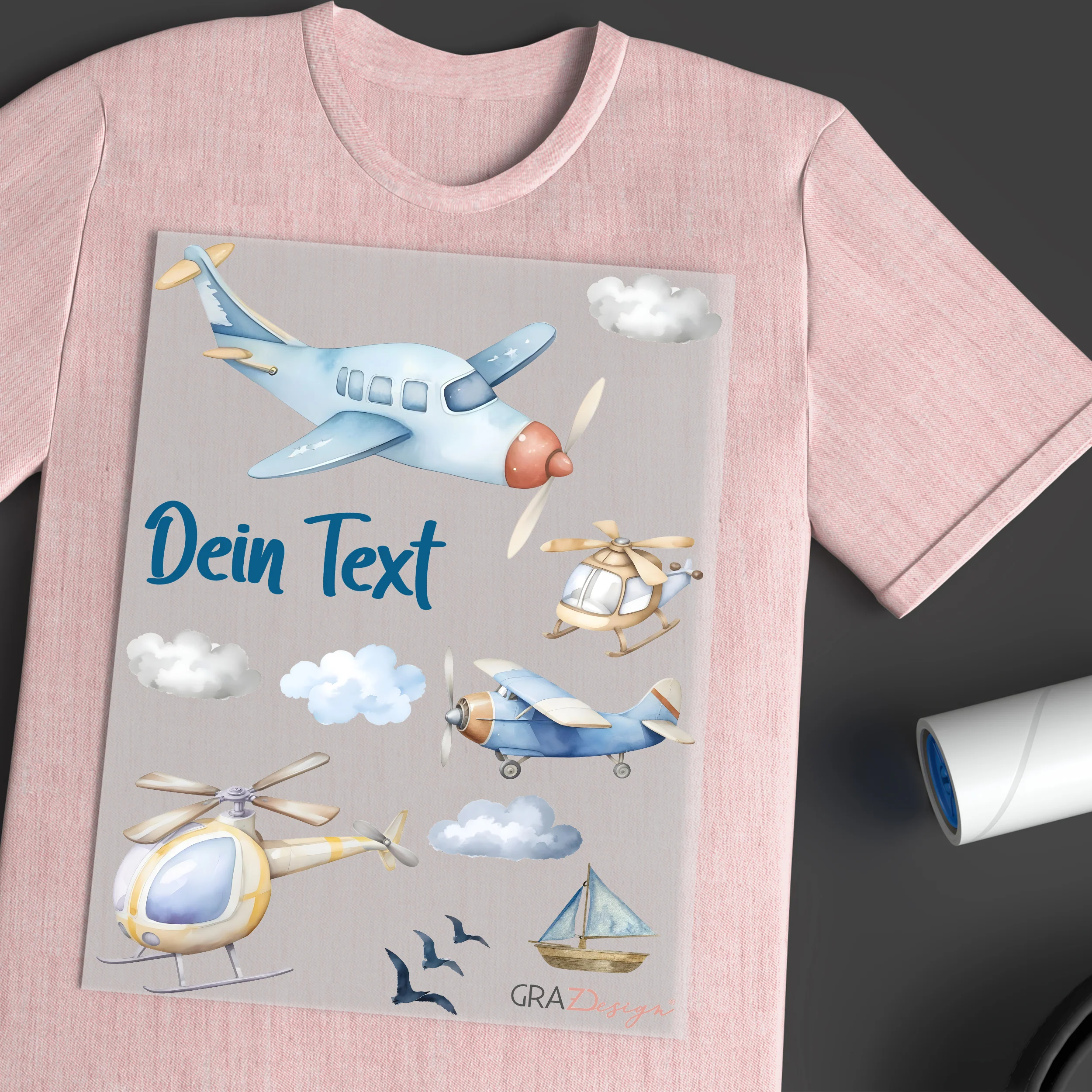 Bügelbild Set Flugzeuge - Für kleine Abenteurer - Image 4
