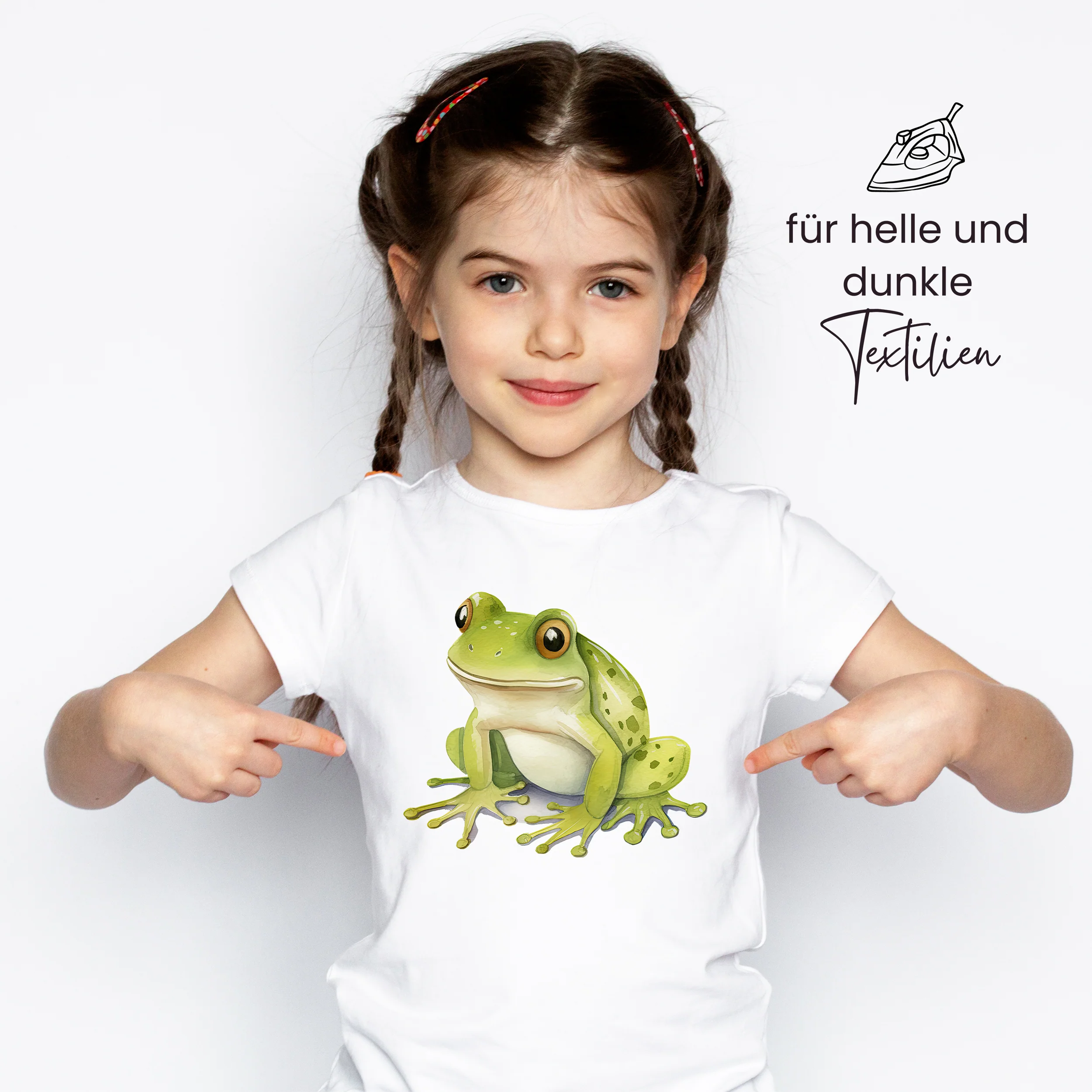 Bügelbild Set Fröhliche Frösche - Spaß und Kreativität für Kinder - Image 3