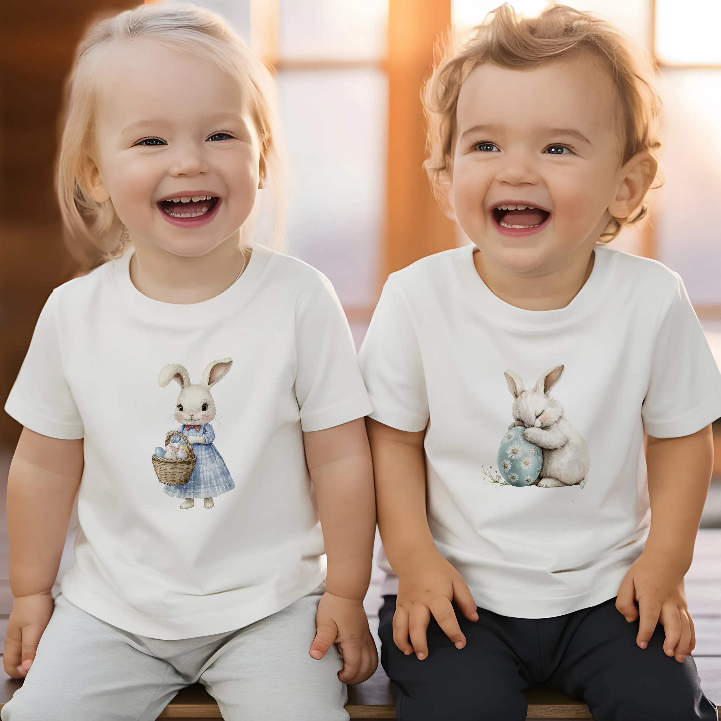 Bügelbild Set Hase und Schmetterlinge - Image 5