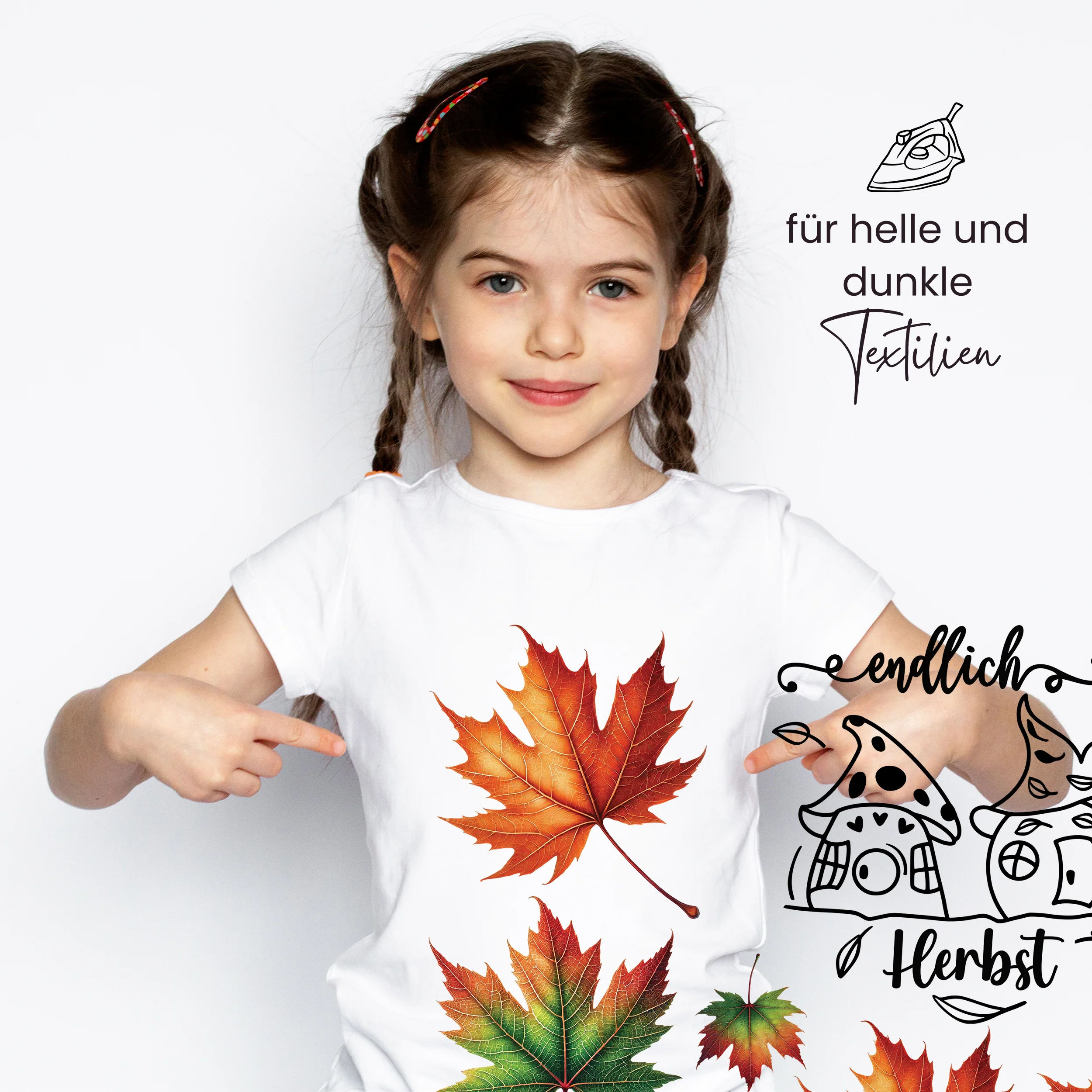 Bügelbild Set Herbst - Kreative Gestaltung für Kinder - Image 3