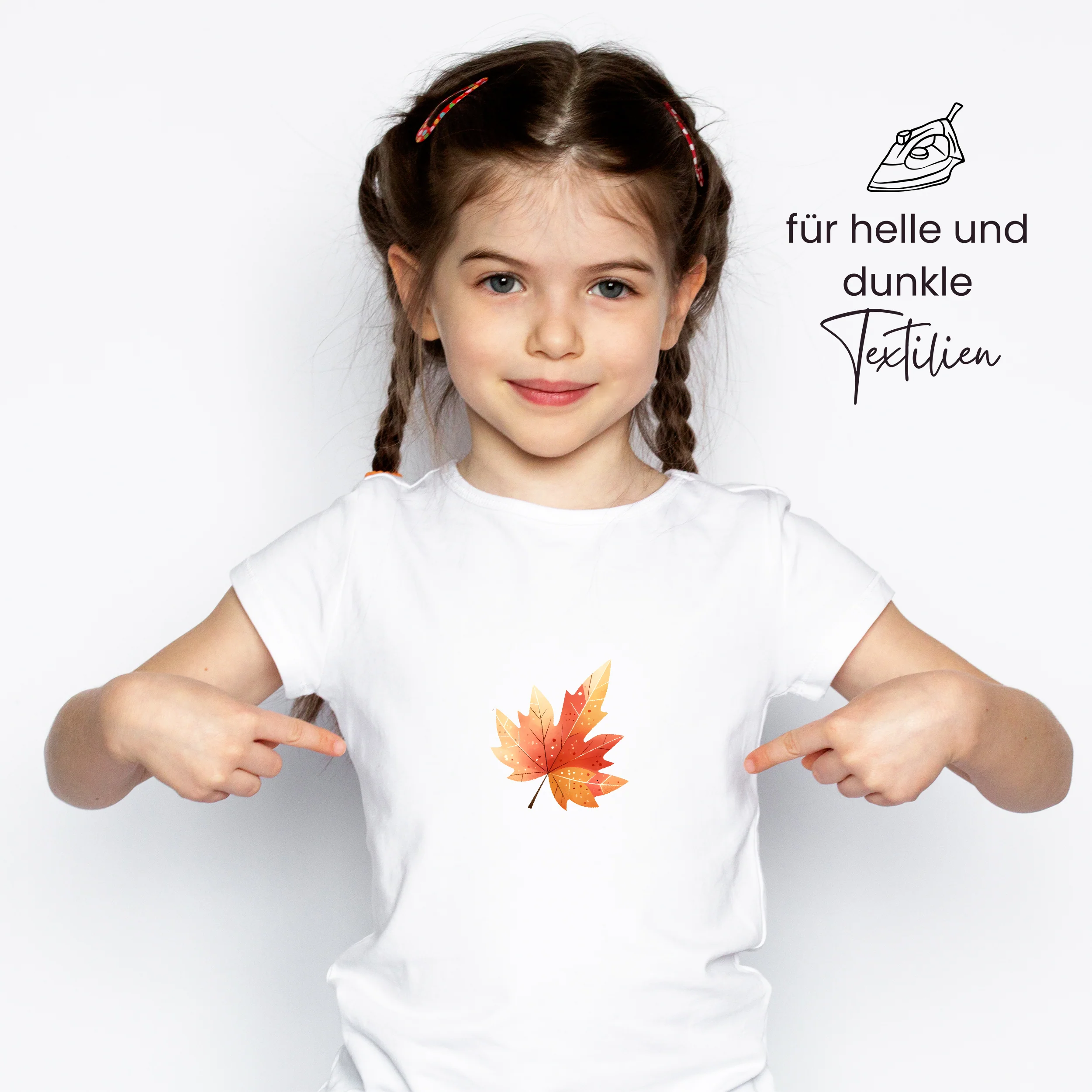 Bügelbild Set Herbstblätter - Farbige Freude für Kleine - Image 3