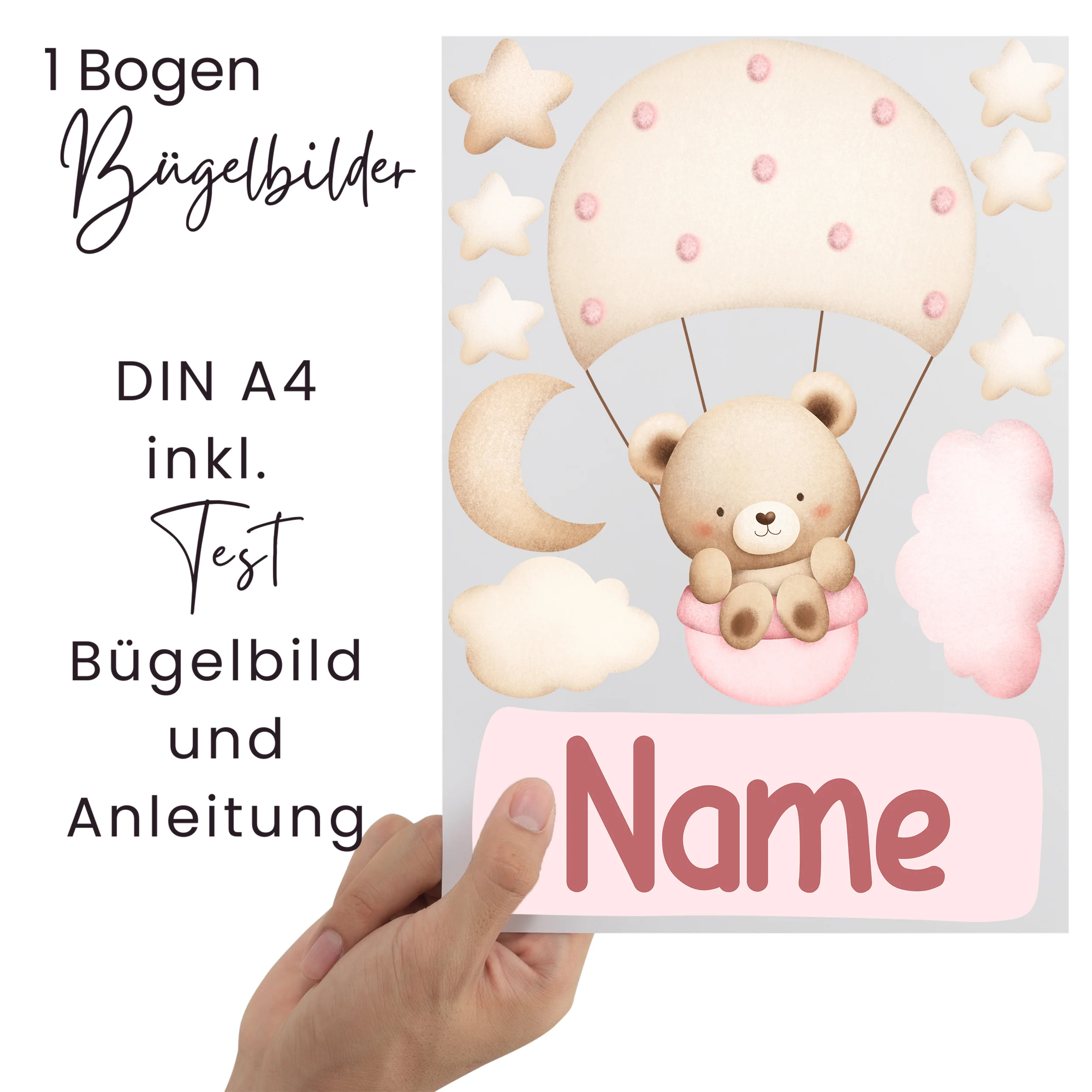 Bügelbild Set mit Bärchen - Image 2