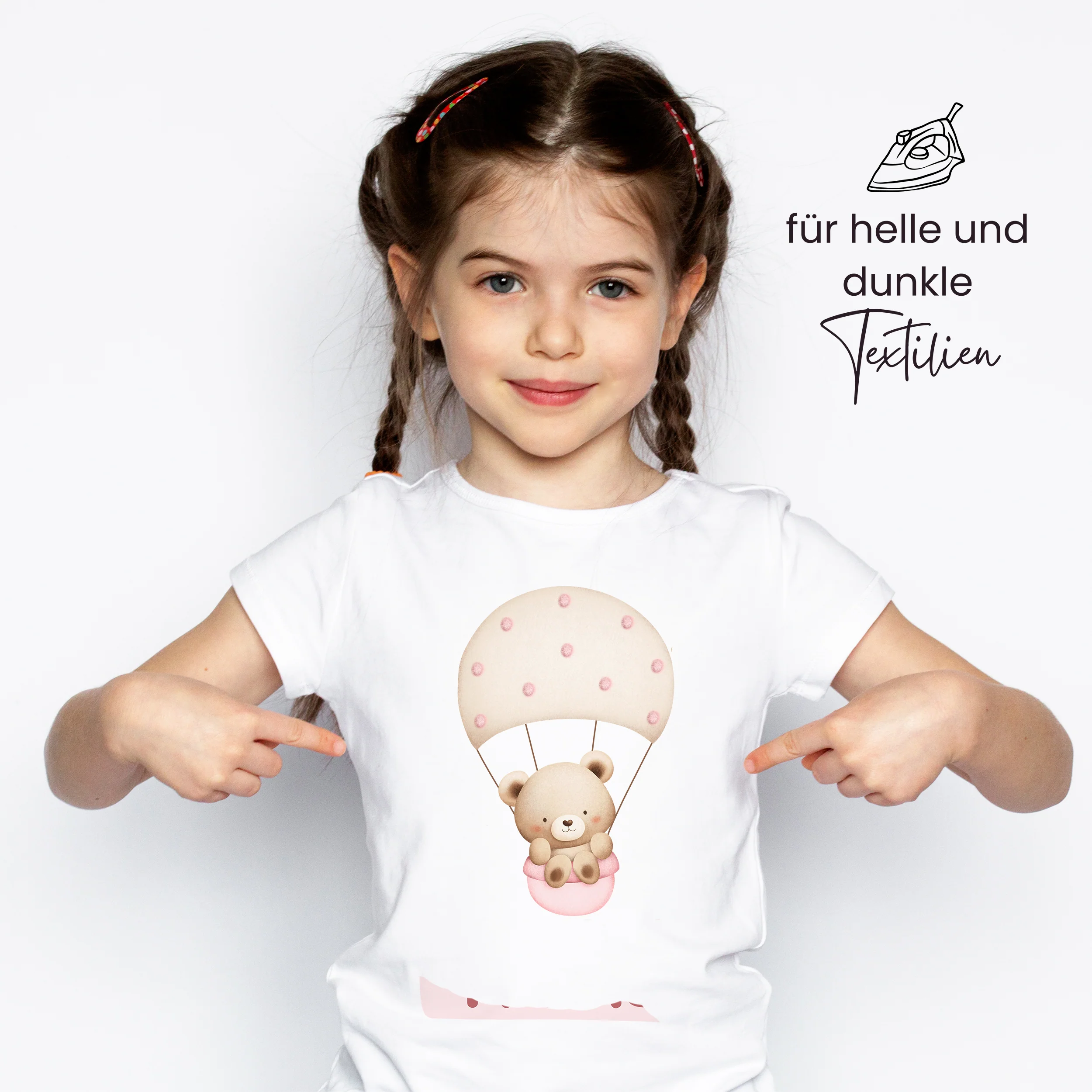 Bügelbild Set mit Bärchen - Image 3