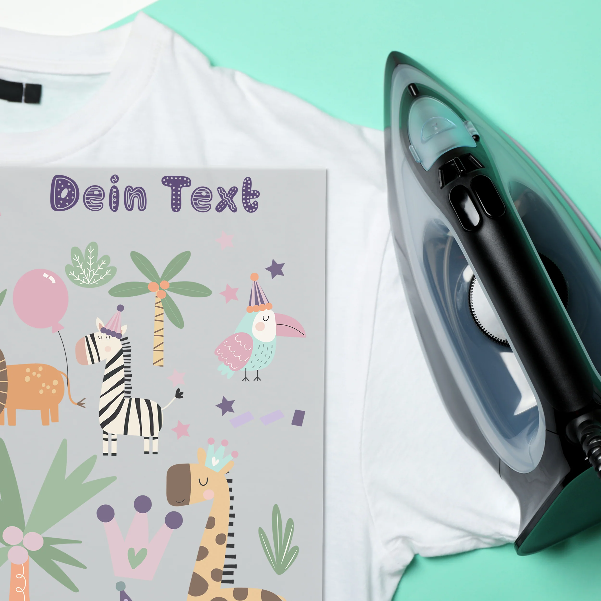 Bügelbild Set mit niedlichen Tieren - Für fröhliche Kinderfeste - Image 5
