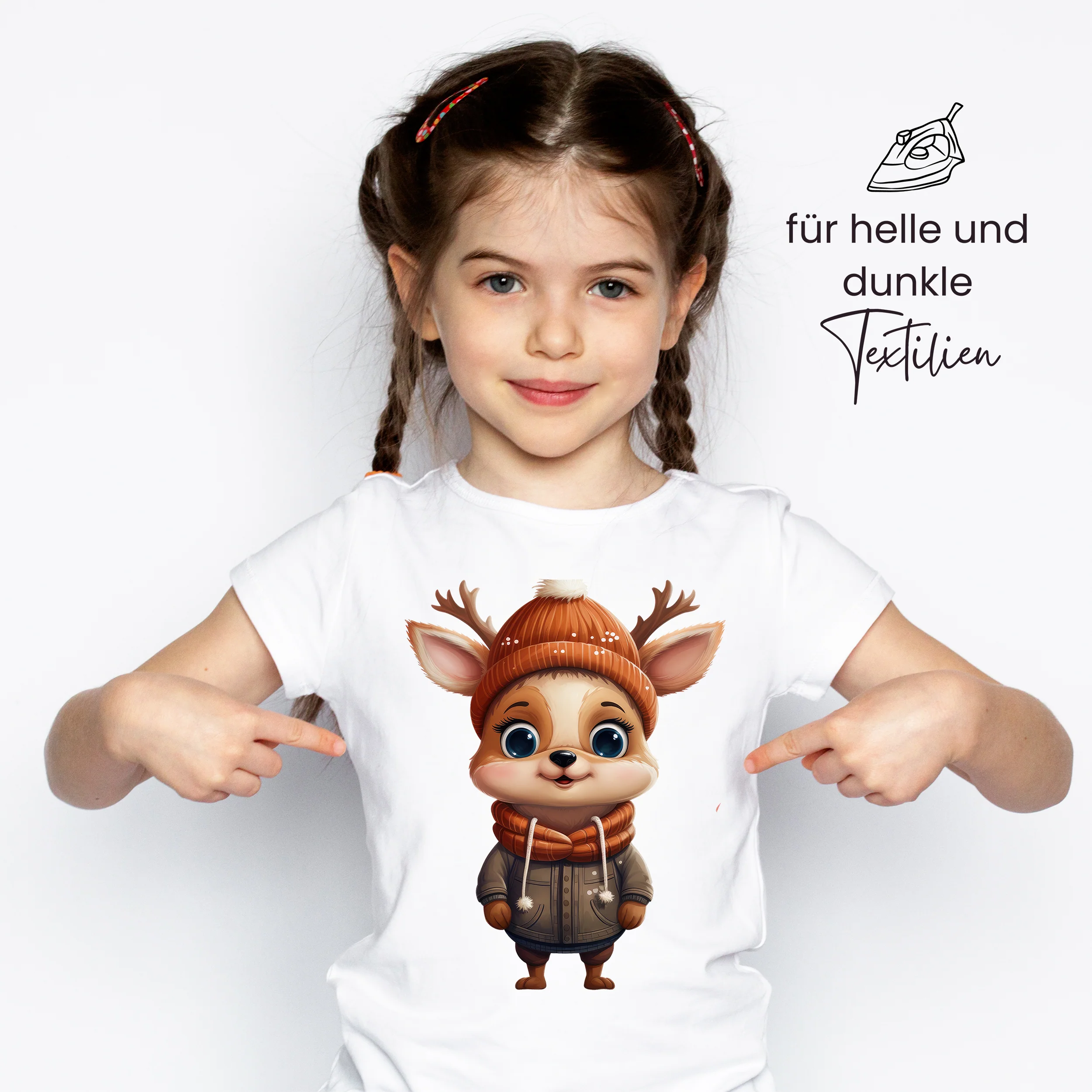 Bügelbild Set mit süßen Tiermotiven - Für kreative Bastelprojekte - Image 3